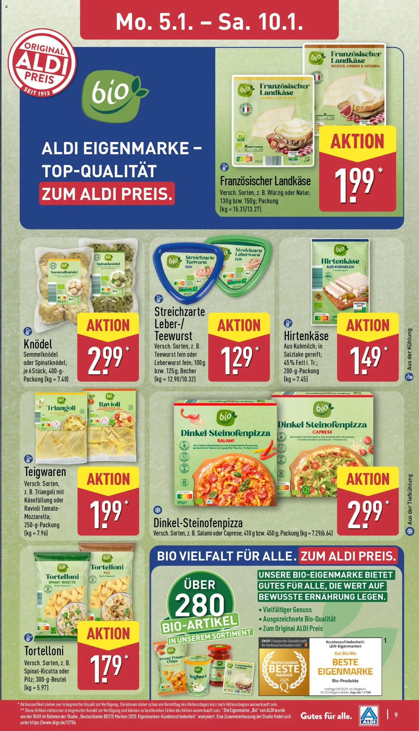 Aldi Prospekt - Gültiger Prospekt ab 05.01.2026, Seite 9 von insgesamt 38