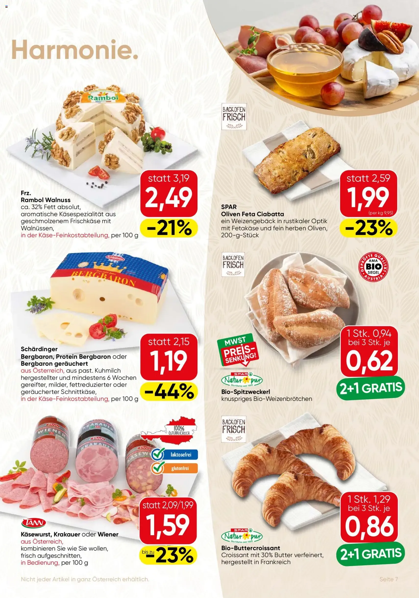 SPAR Gourmet Flugblatt - Gültiger Prospekt ab 30.07.2026, Seite 7 von insgesamt 12