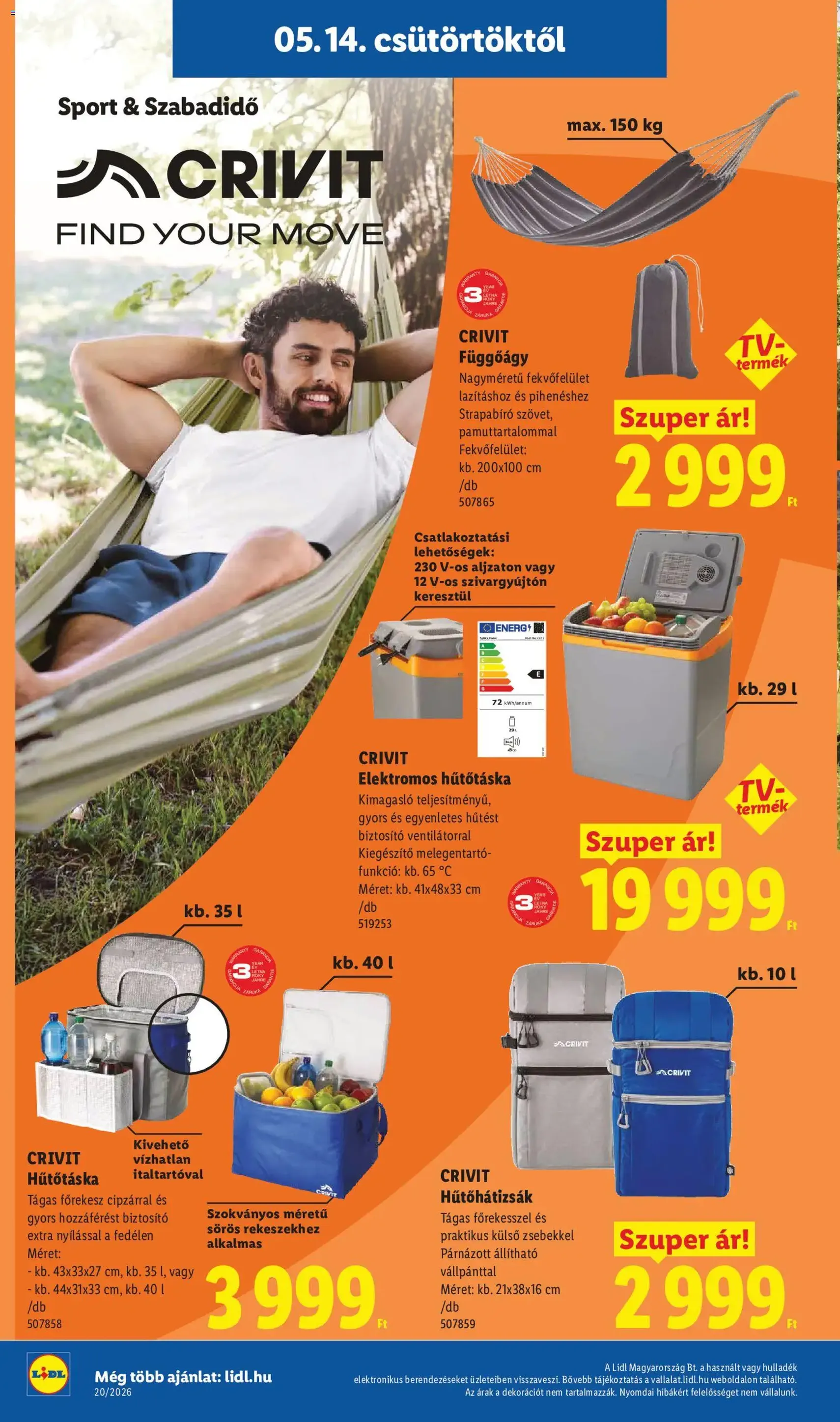 Lidl akciós újság - 2026.05.14. érvényes szórólap 26 oldal 68 oldalból