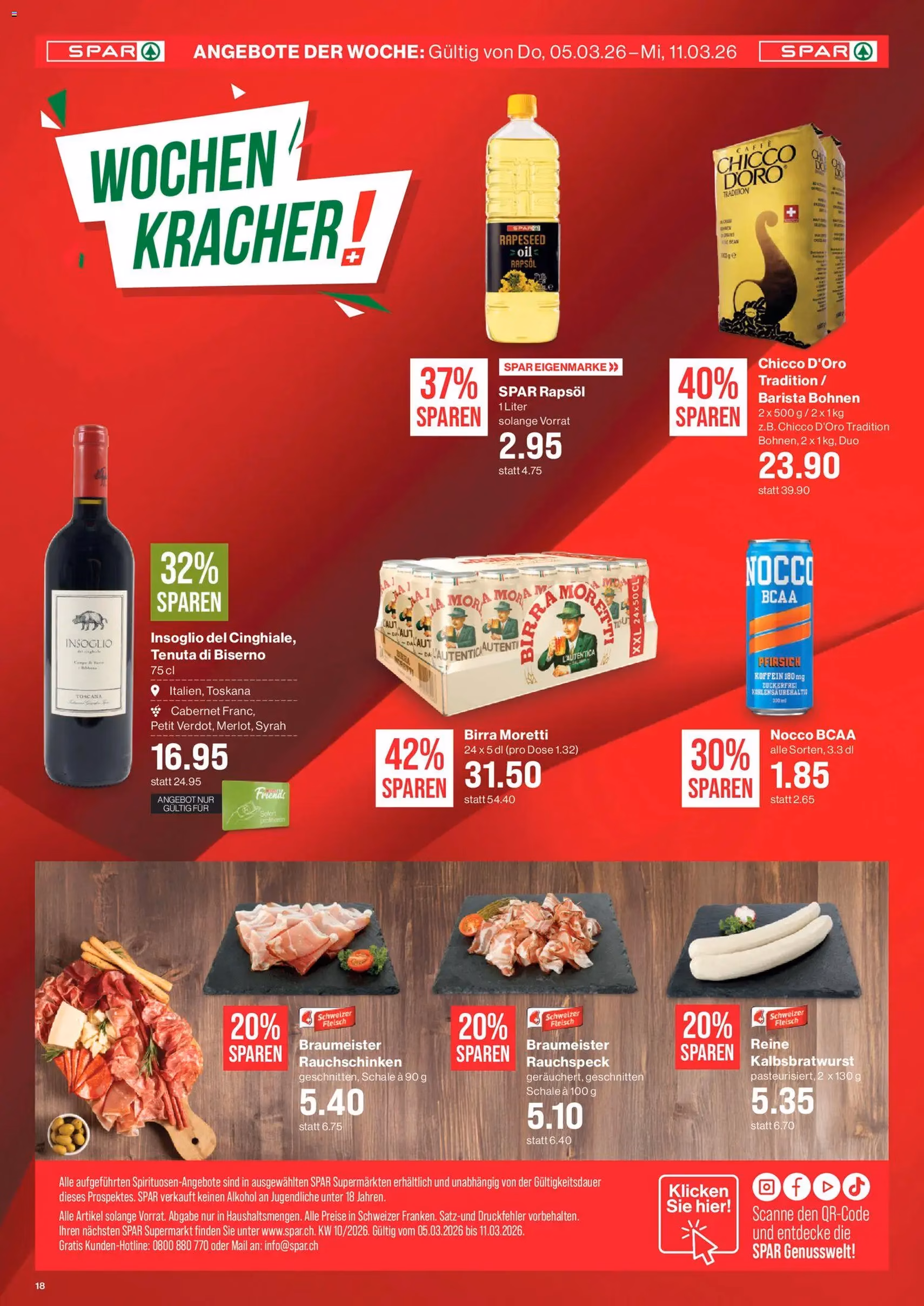 SPAR aktionen - Gültiger Prospekt ab 05.03.2026, Seite 18 von insgesamt 18