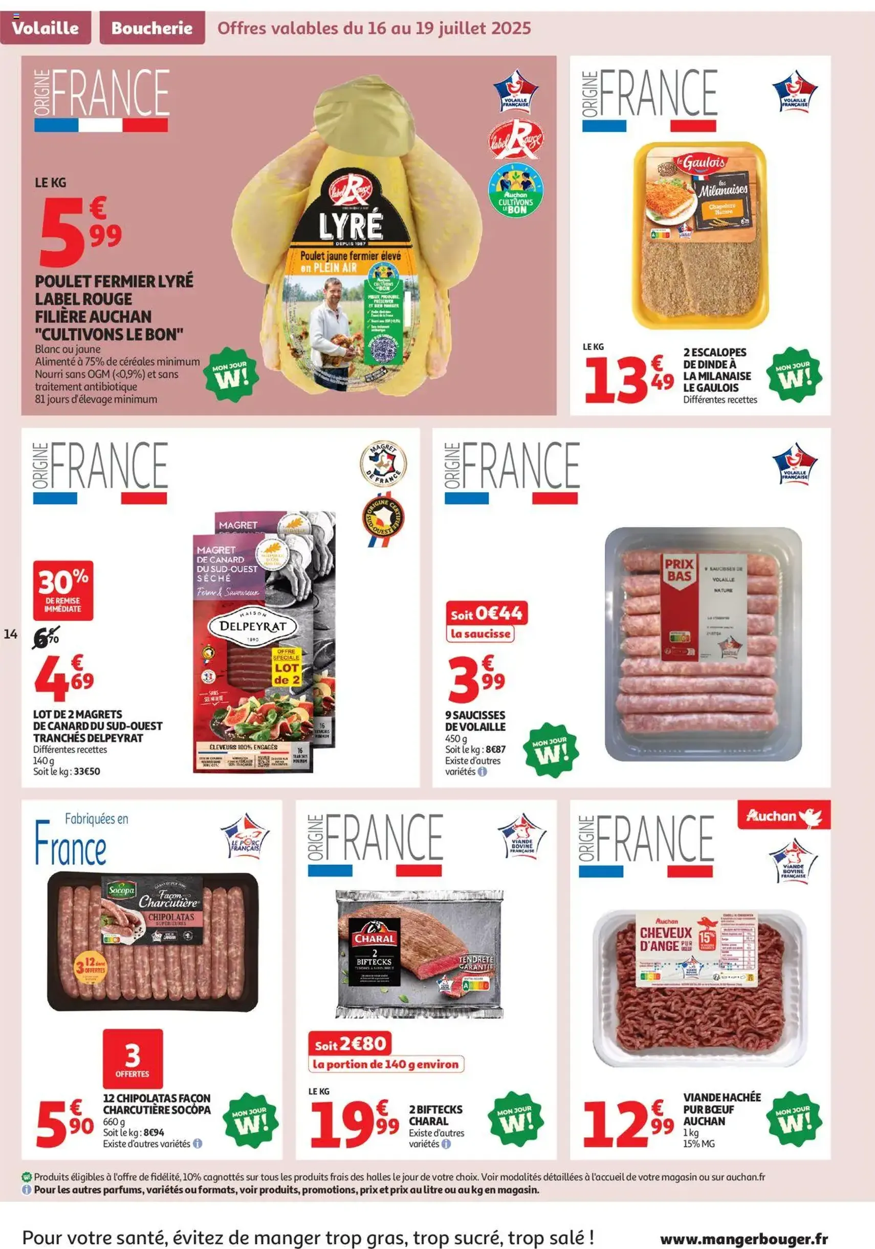 Auchan prospectus - brochure valable à partir du 16/07/2025, page 14 sur 58 Auchan prospectus - brochure valable à partir du 16/07/2025, page 14 sur 58