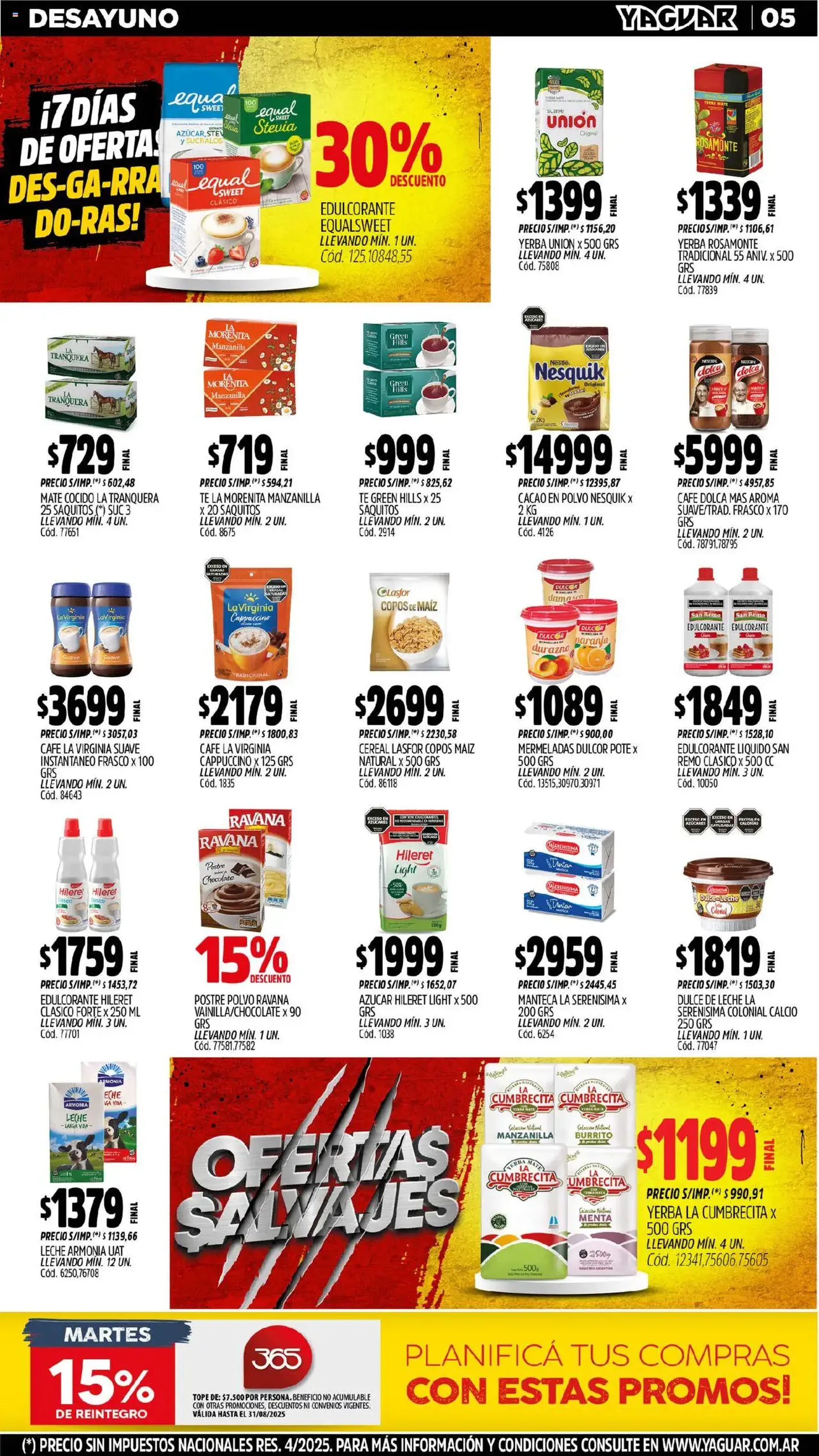 Yaguar catálogo - folleto válido desde 04/08/2025 página 5 de 45