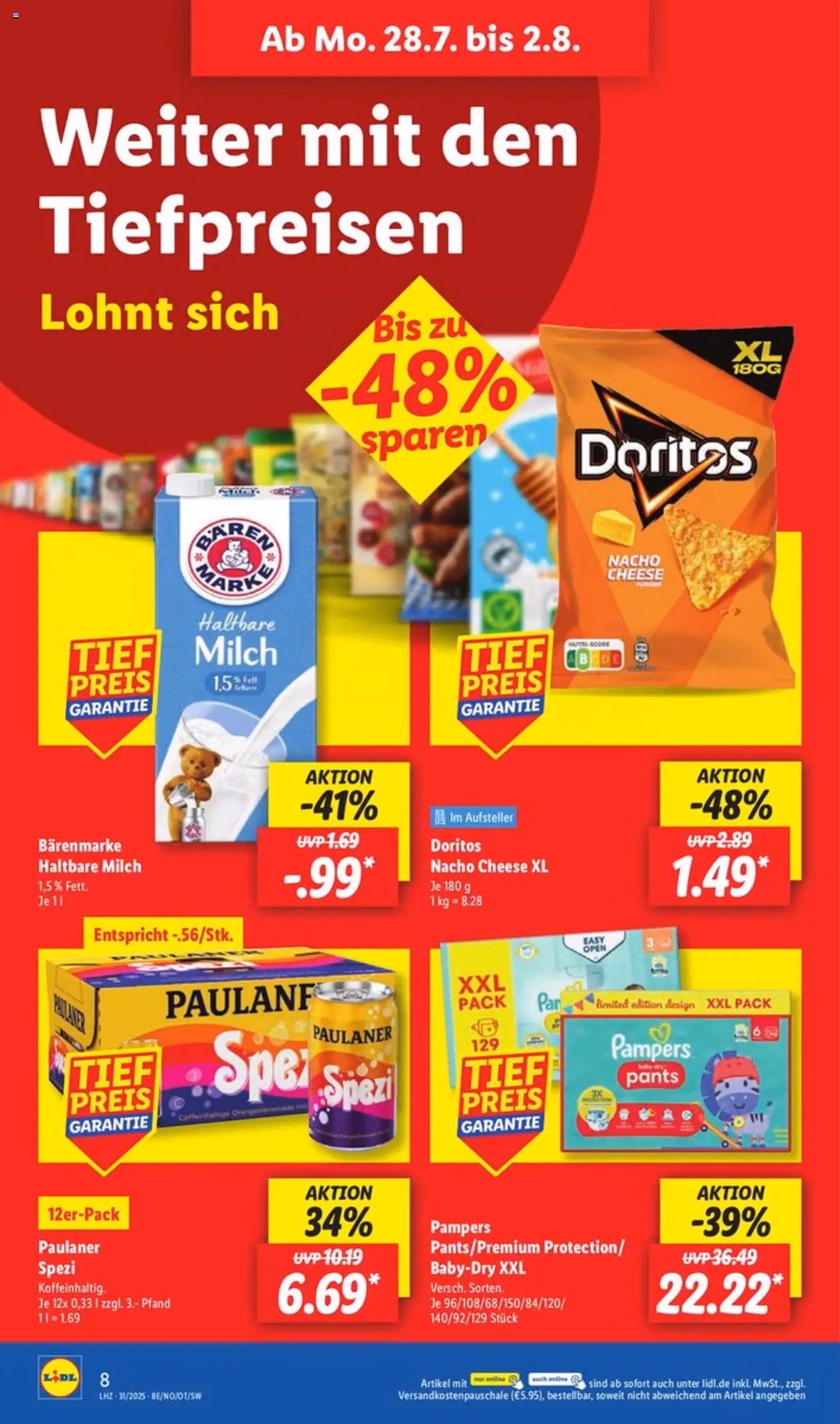 Lidl Prospekt - Gültiger Prospekt ab 28.07.2025, Seite 13 von insgesamt 62 Lidl Prospekt - Gültiger Prospekt ab 28.07.2025, Seite 13 von insgesamt 62