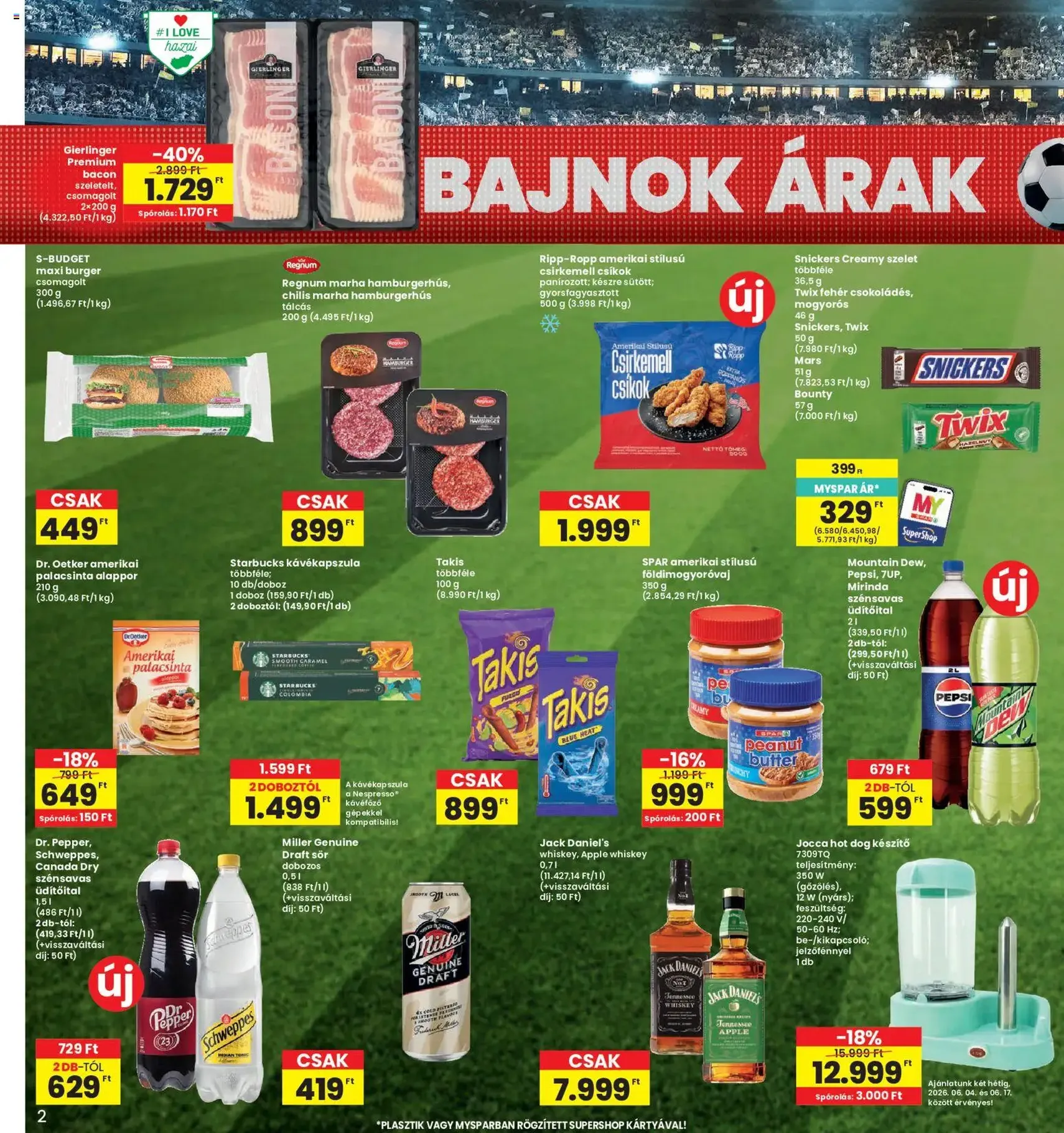Interspar akciós újság - 2026.06.04. érvényes szórólap 2 oldal 20 oldalból