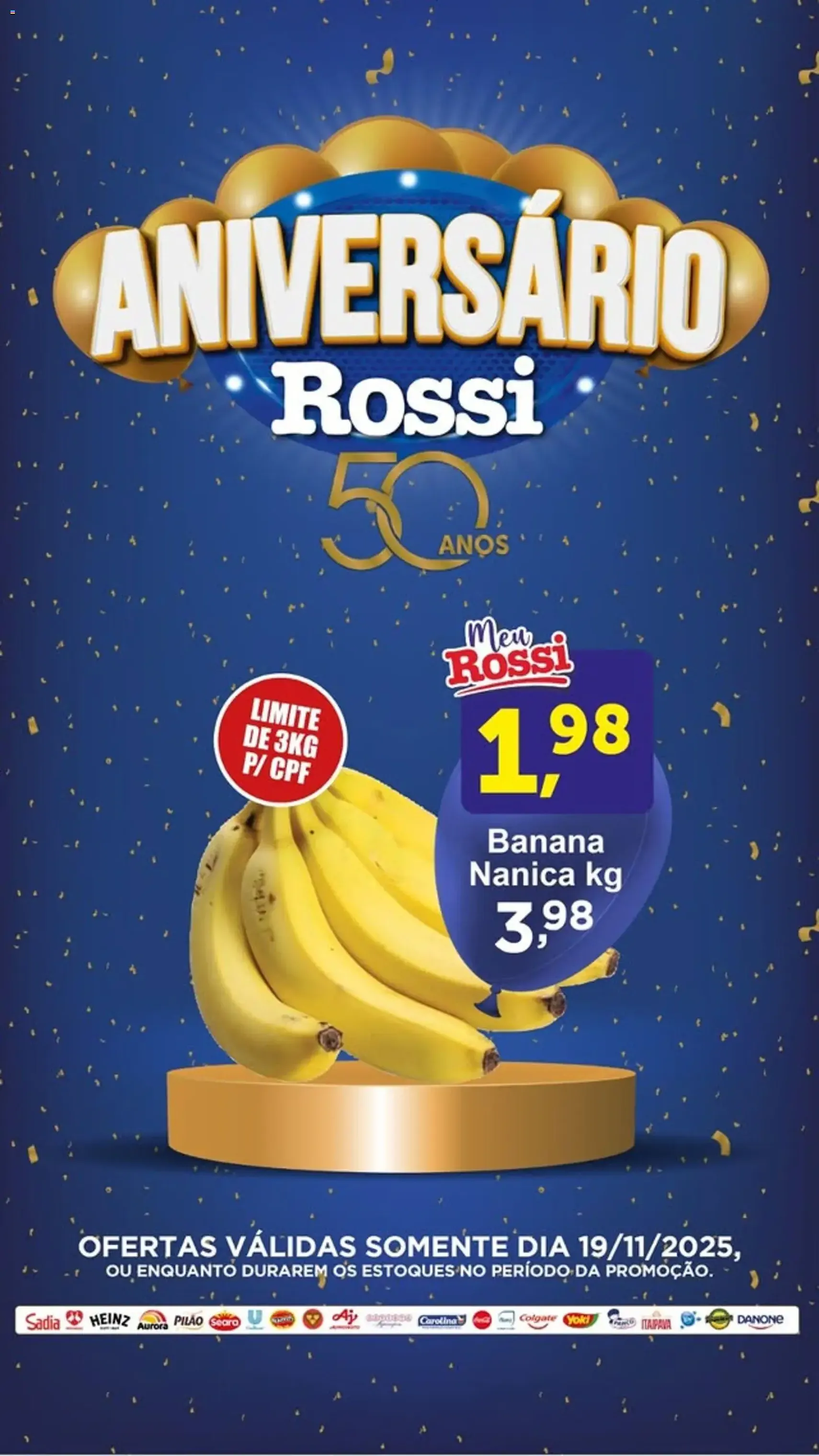 Rossi Supermercados - Ofertas da semana - folheto válido a partir de 19/11/2025 página 1 de 6