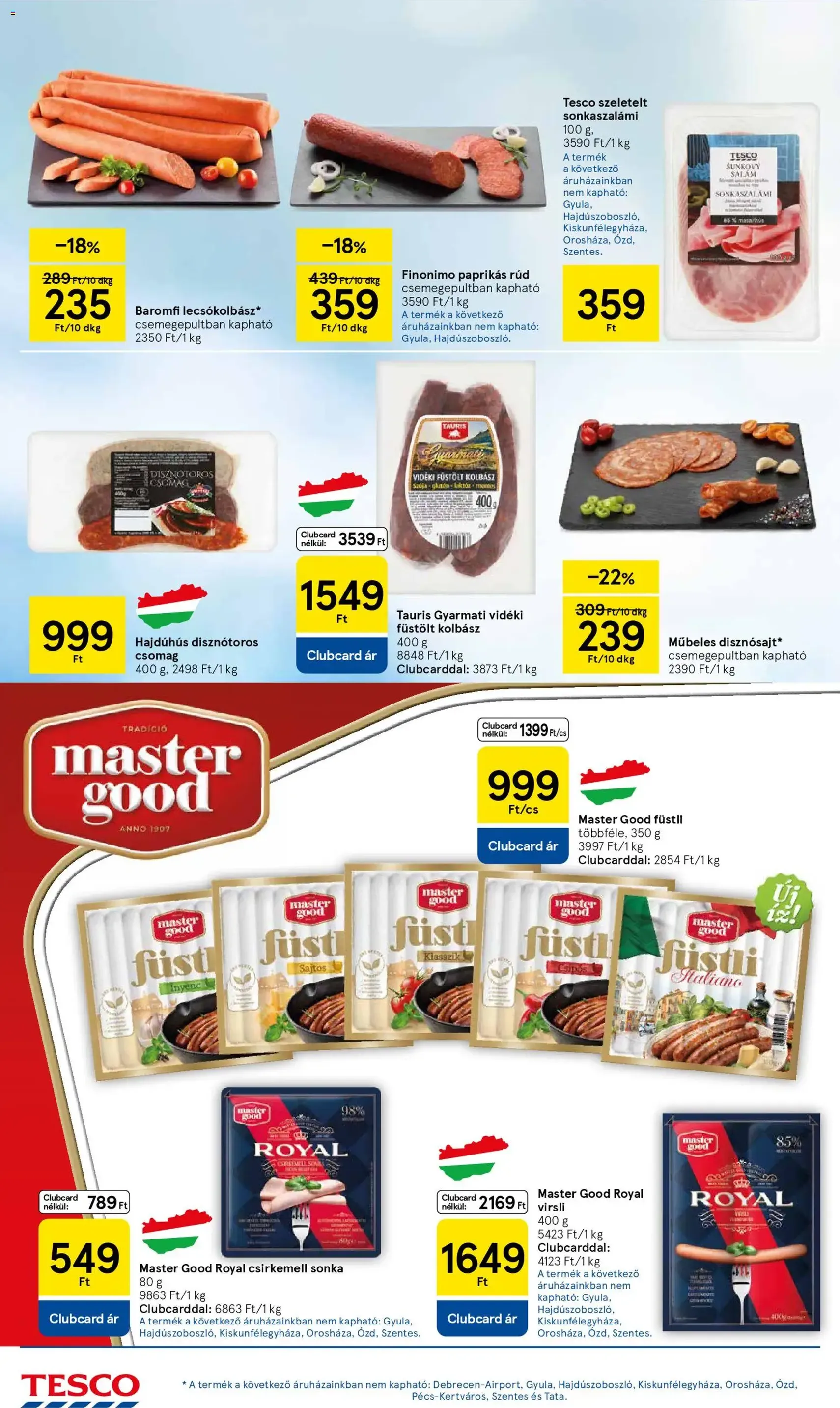 Tesco Hipermarket - Akciós újság - 2025.10.30. érvényes szórólap 18 oldal 32 oldalból Tesco Hipermarket - Akciós újság - 2025.10.30. érvényes szórólap 18 oldal 32 oldalból