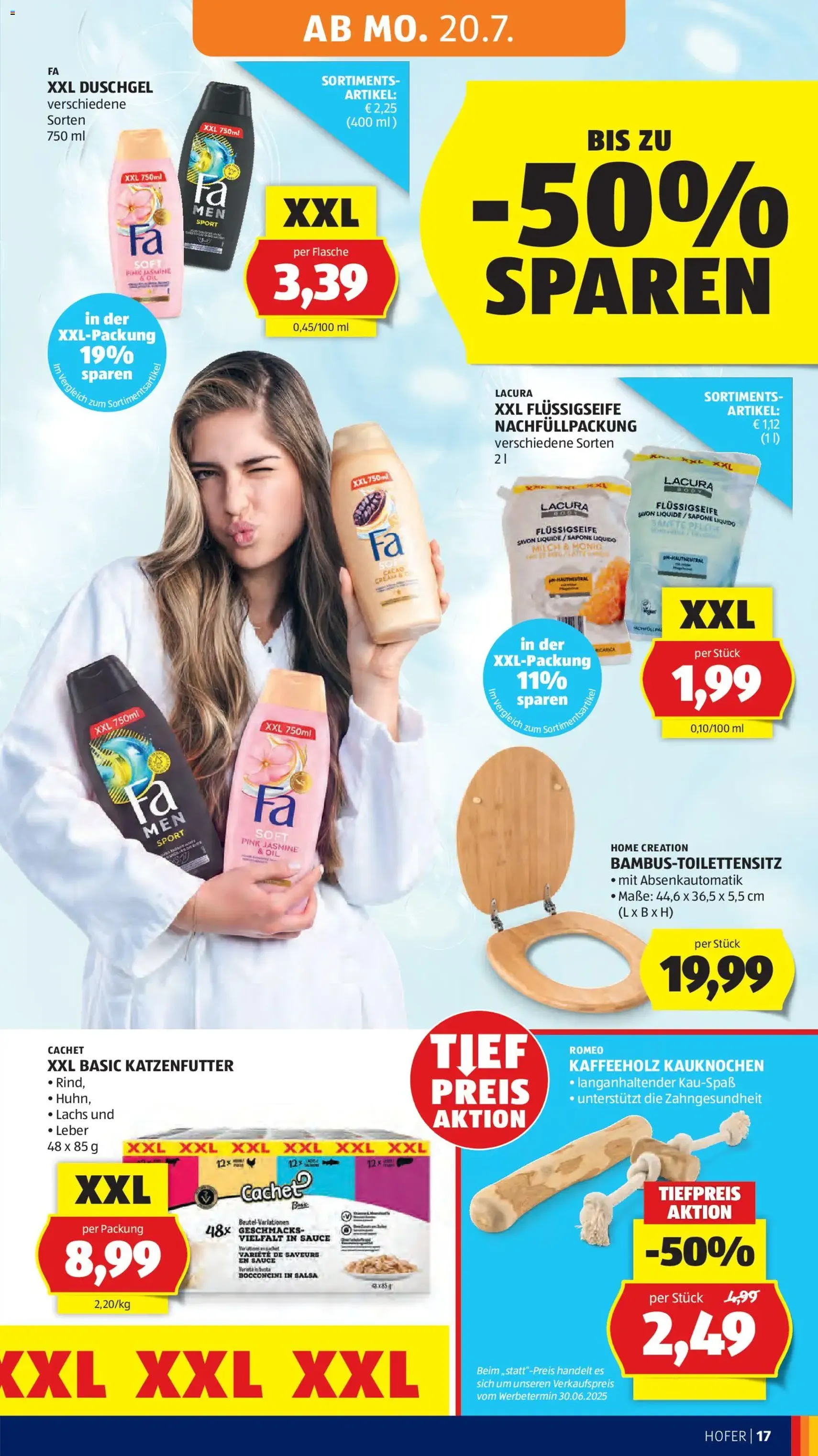 Hofer Flugblatt - Gültiger Prospekt ab 17.07.2026, Seite 23 von insgesamt 46