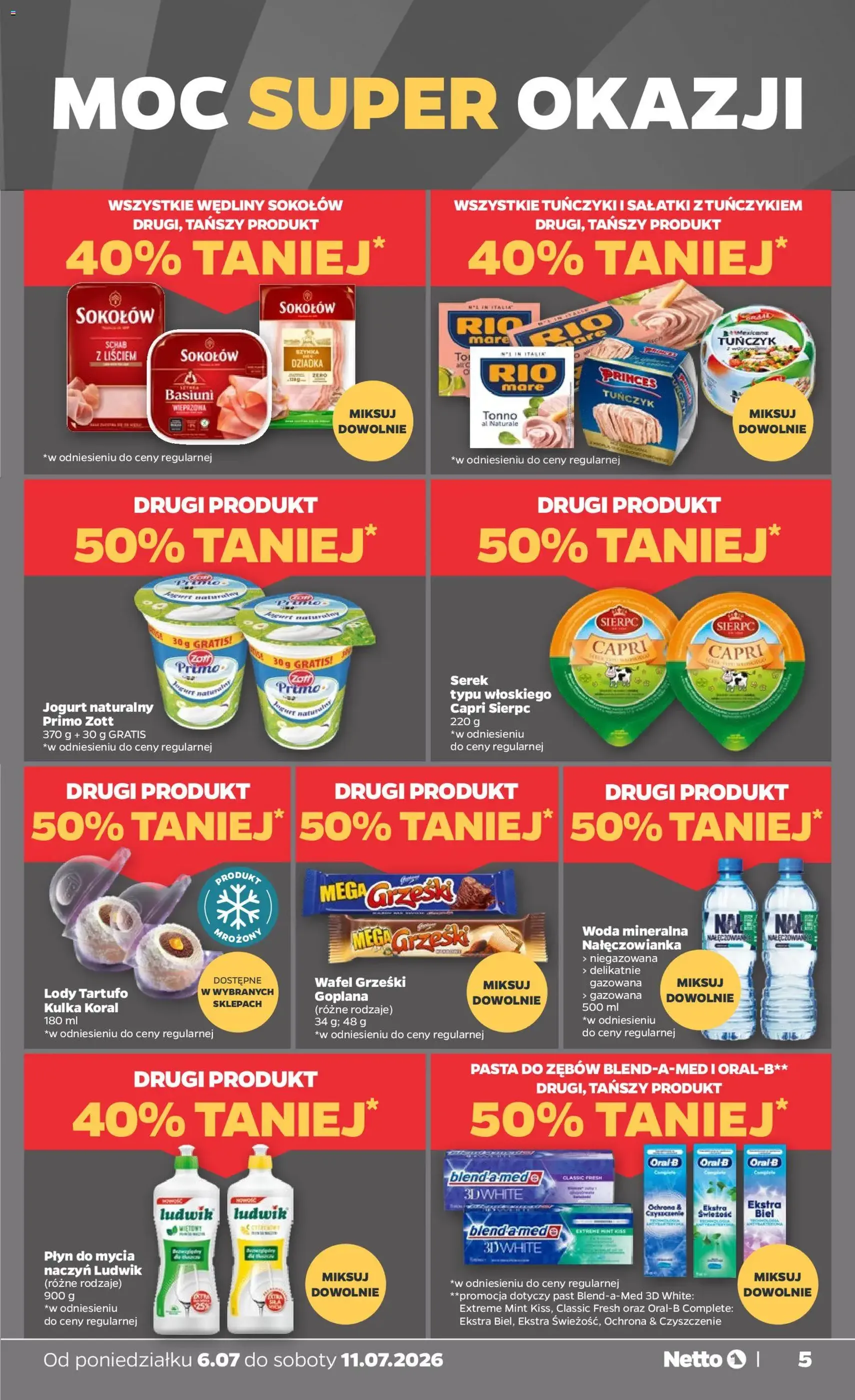 Netto gazetka od poniedziałku spożywcza - ważny gazetka od 06.07.2026 strona 5 z 35