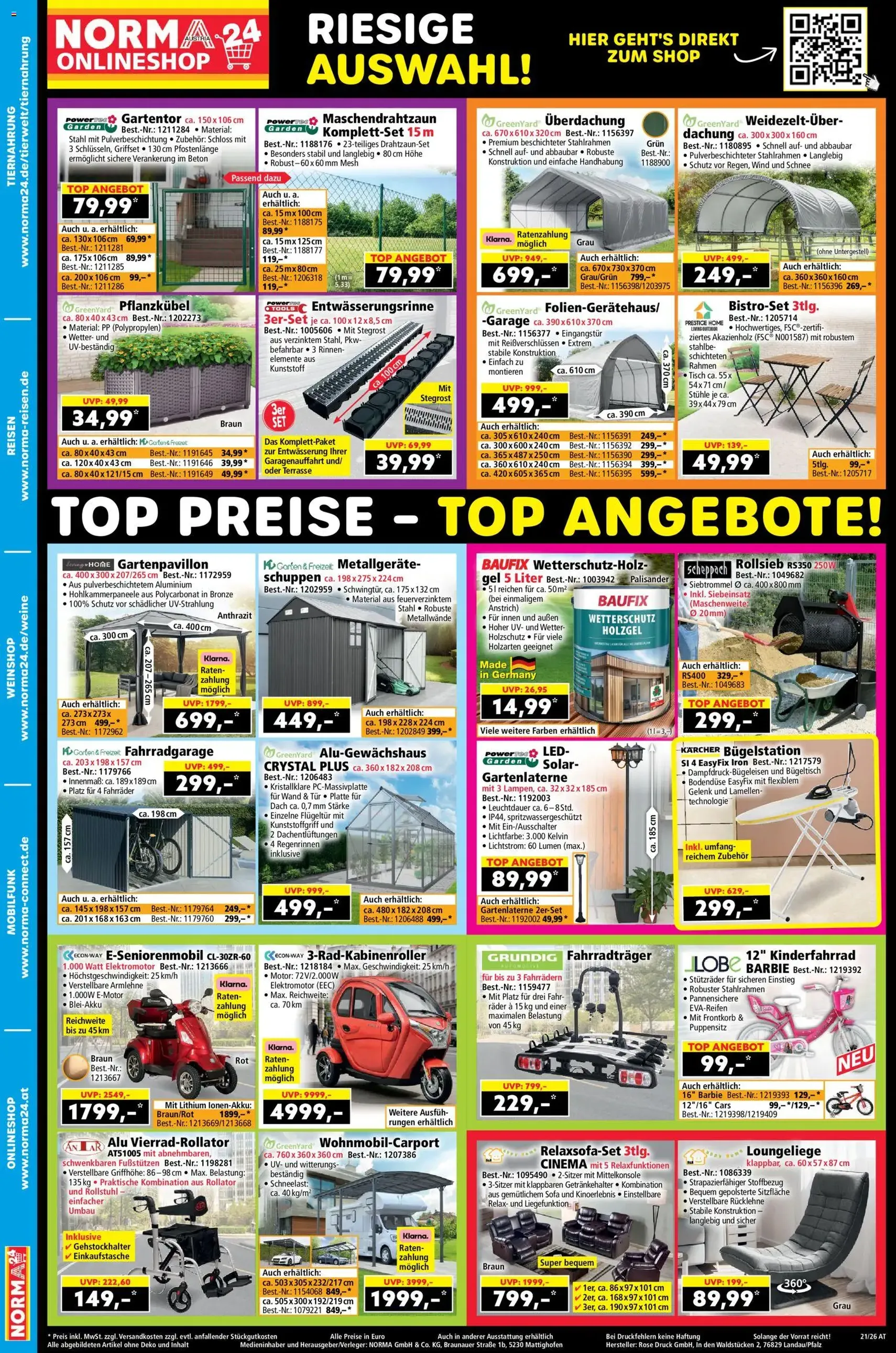 Norma Flugblatt - Gültiger Prospekt ab 18.05.2026, Seite 20 von insgesamt 20