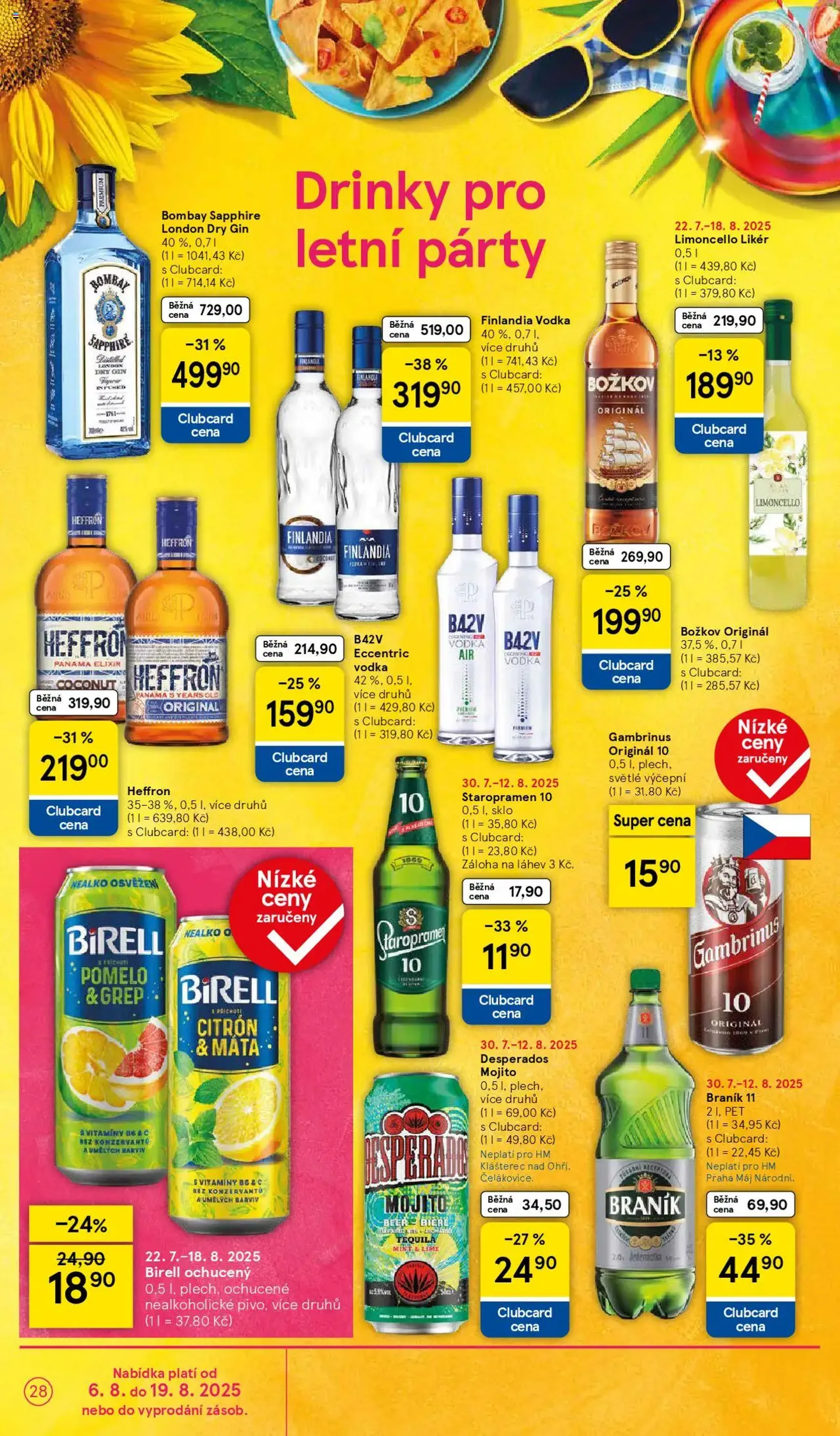 Tesco leták - Hypermarket - platný leták od 06.08.2025 strana 28 z 35 Tesco leták - Hypermarket - platný leták od 06.08.2025 strana 28 z 35