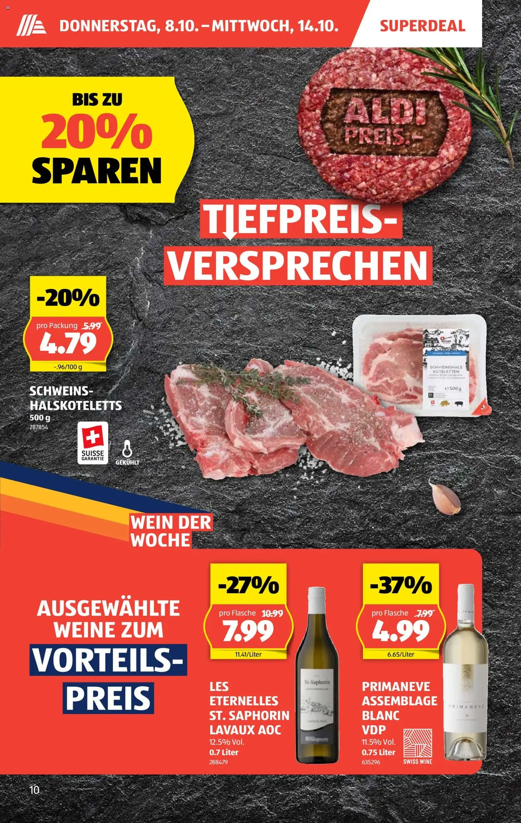 Aldi aktionen - Gültiger Prospekt ab 08.10.2026, Seite 10 von insgesamt 34