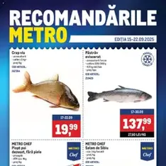 Catalog Metro - previzualizare cataloage valabilă începând cu 15.09.2025