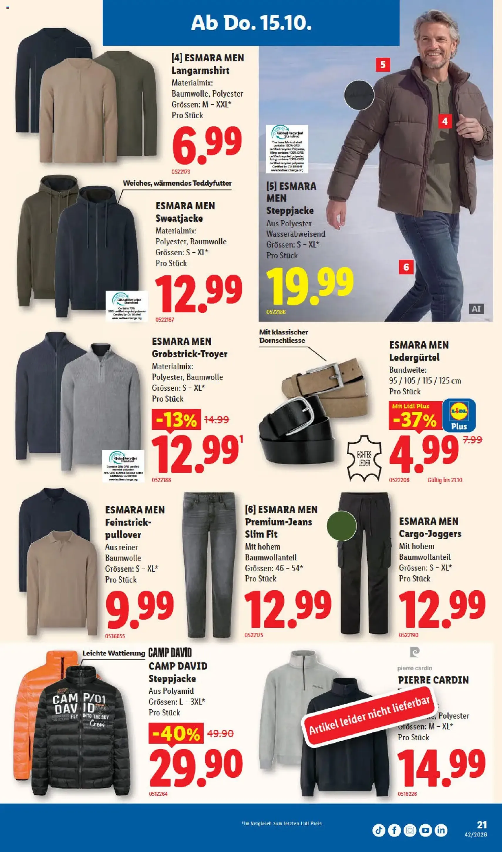Lidl aktionen - Gültiger Prospekt ab 15.10.2026, Seite 21 von insgesamt 40