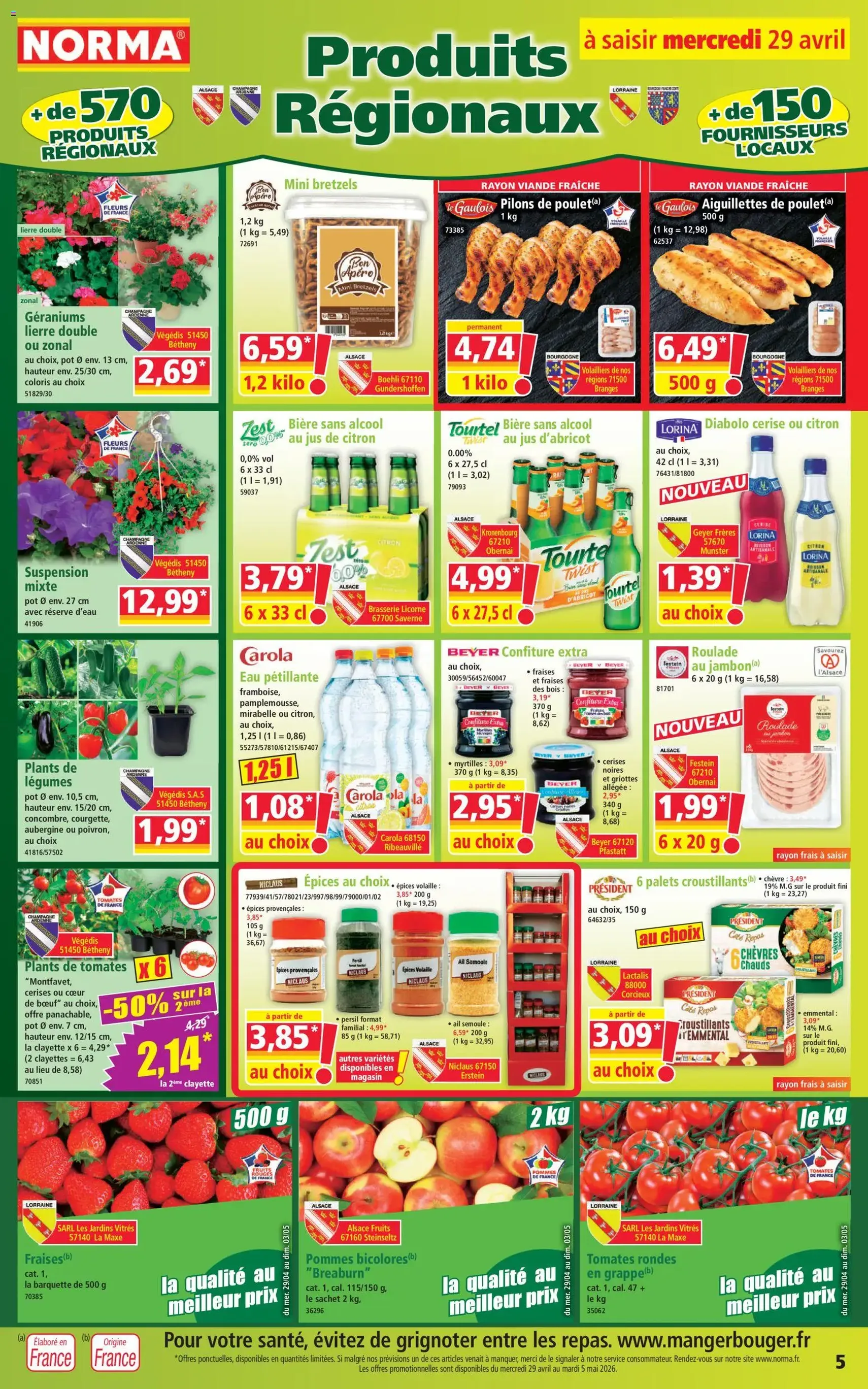 Norma catalogue - brochure valable à partir du 29/04/2026, page 5 sur 14