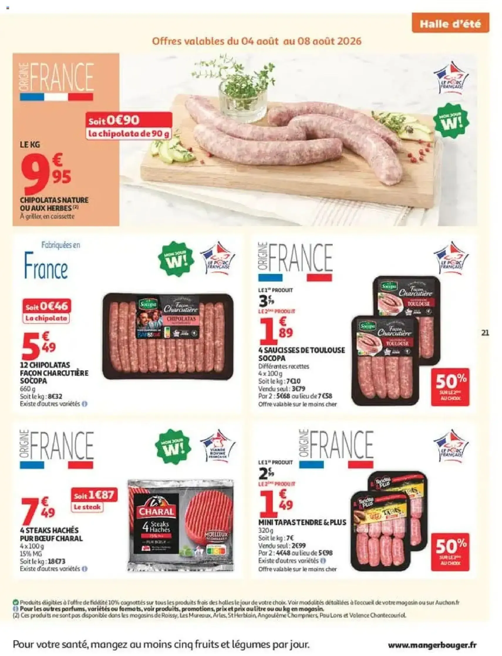 Auchan prospectus - brochure valable à partir du 04/08/2026, page 21 sur 42