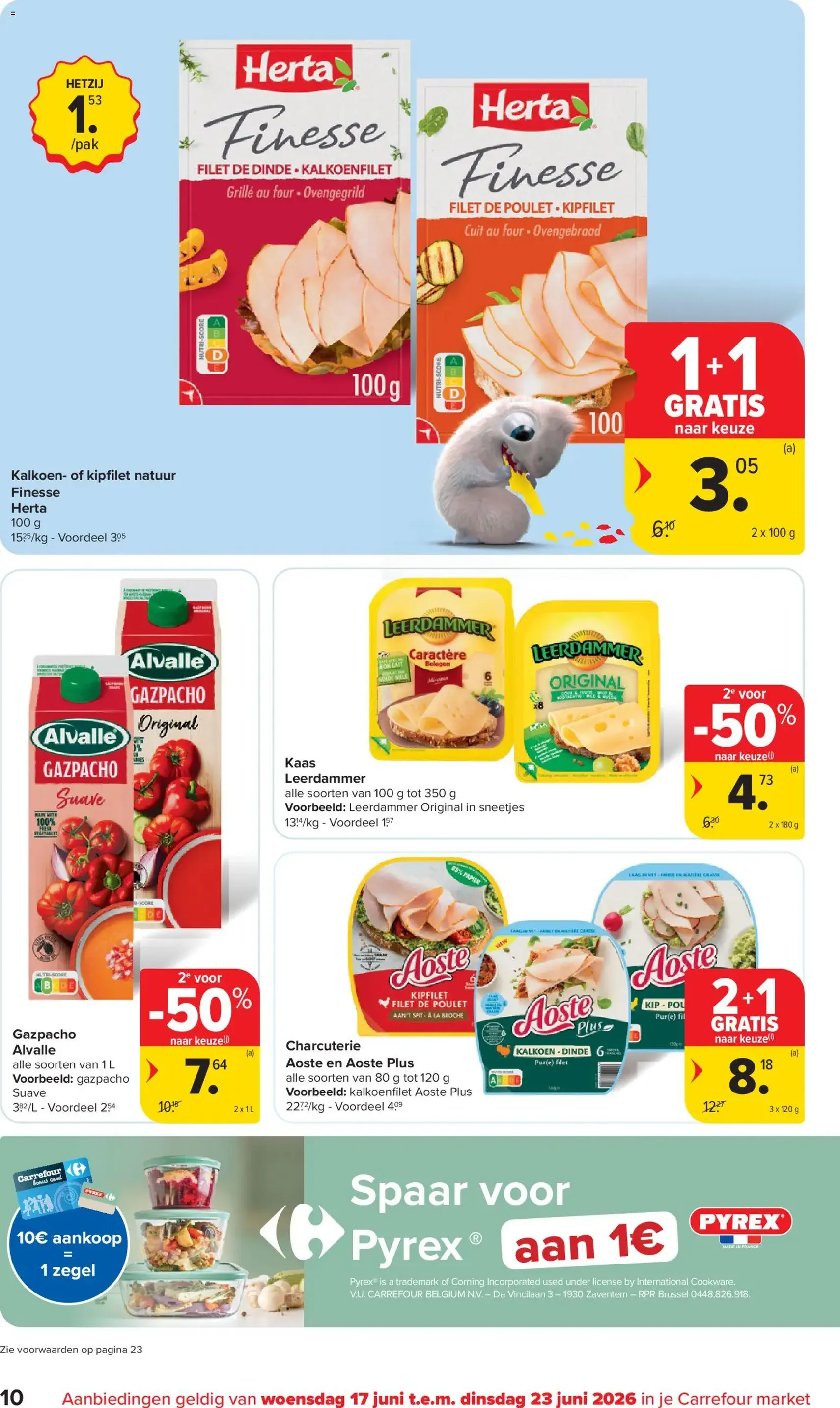 Carrefour market Folder week 25 - geldige folder vanaf 17/06/2026 pagina 10 van 24