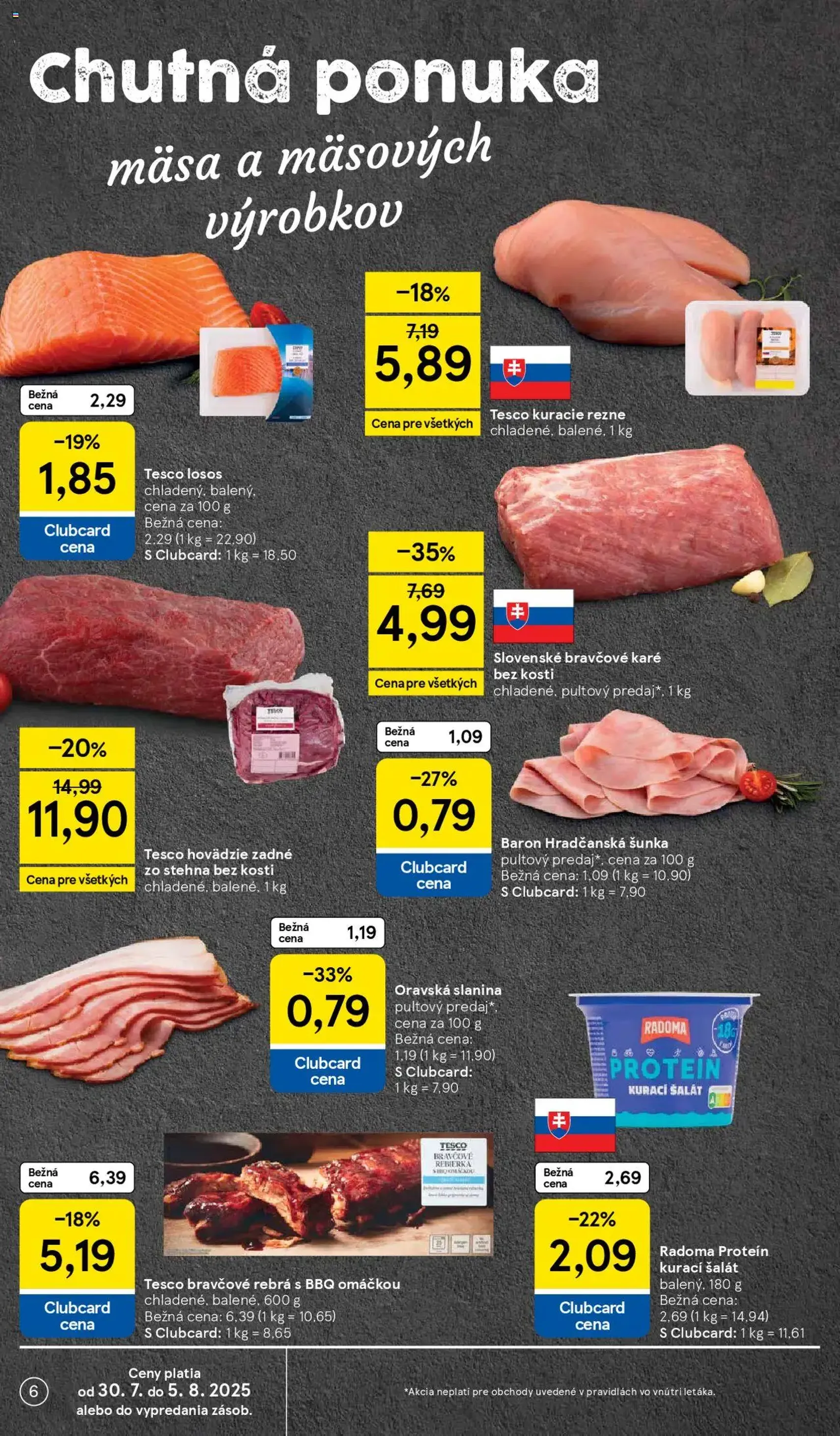 Tesco Hypermarket - leták - platný leták od 30.07.2025 strana 6 z 33 Tesco Hypermarket - leták - platný leták od 30.07.2025 strana 6 z 33