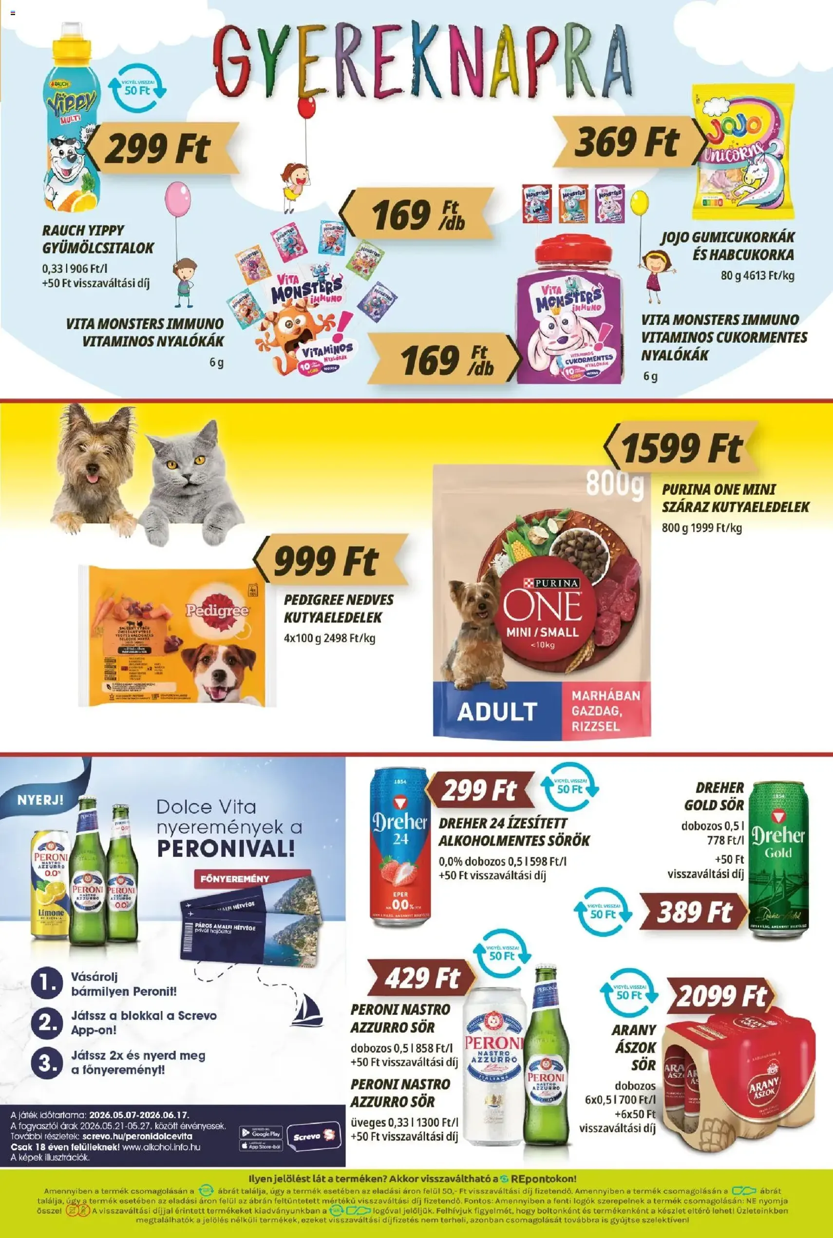 CBA Príma akciós újság - 2026.05.21. érvényes szórólap 11 oldal 12 oldalból