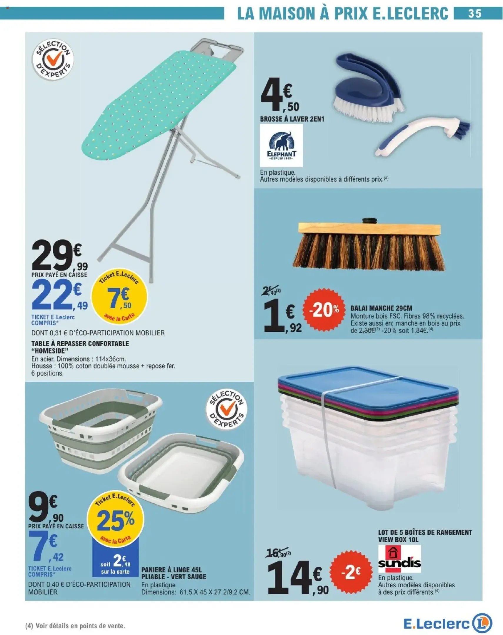 E.Leclerc catalogue semaine 9 - brochure valable à partir du 24/02/2026, page 35 sur 56