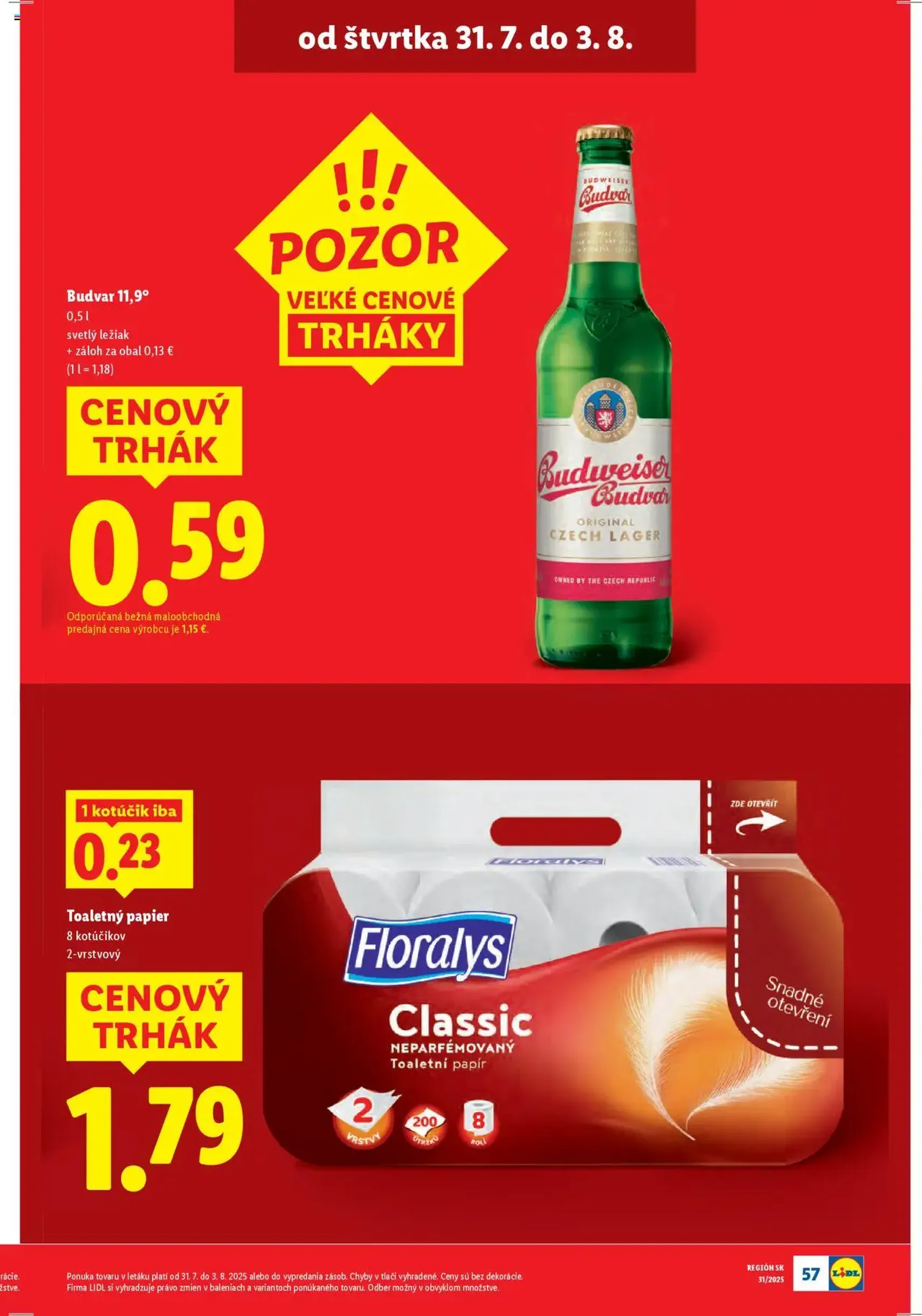 Lidl leták - platný leták od 28.07.2025 strana 55 z 87 Lidl leták - platný leták od 28.07.2025 strana 55 z 87