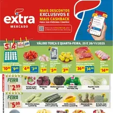 Extra - Ofertas de Mercado Terça e Quinta - pré-visualização do folheto, válido a partir de 25/11/2025