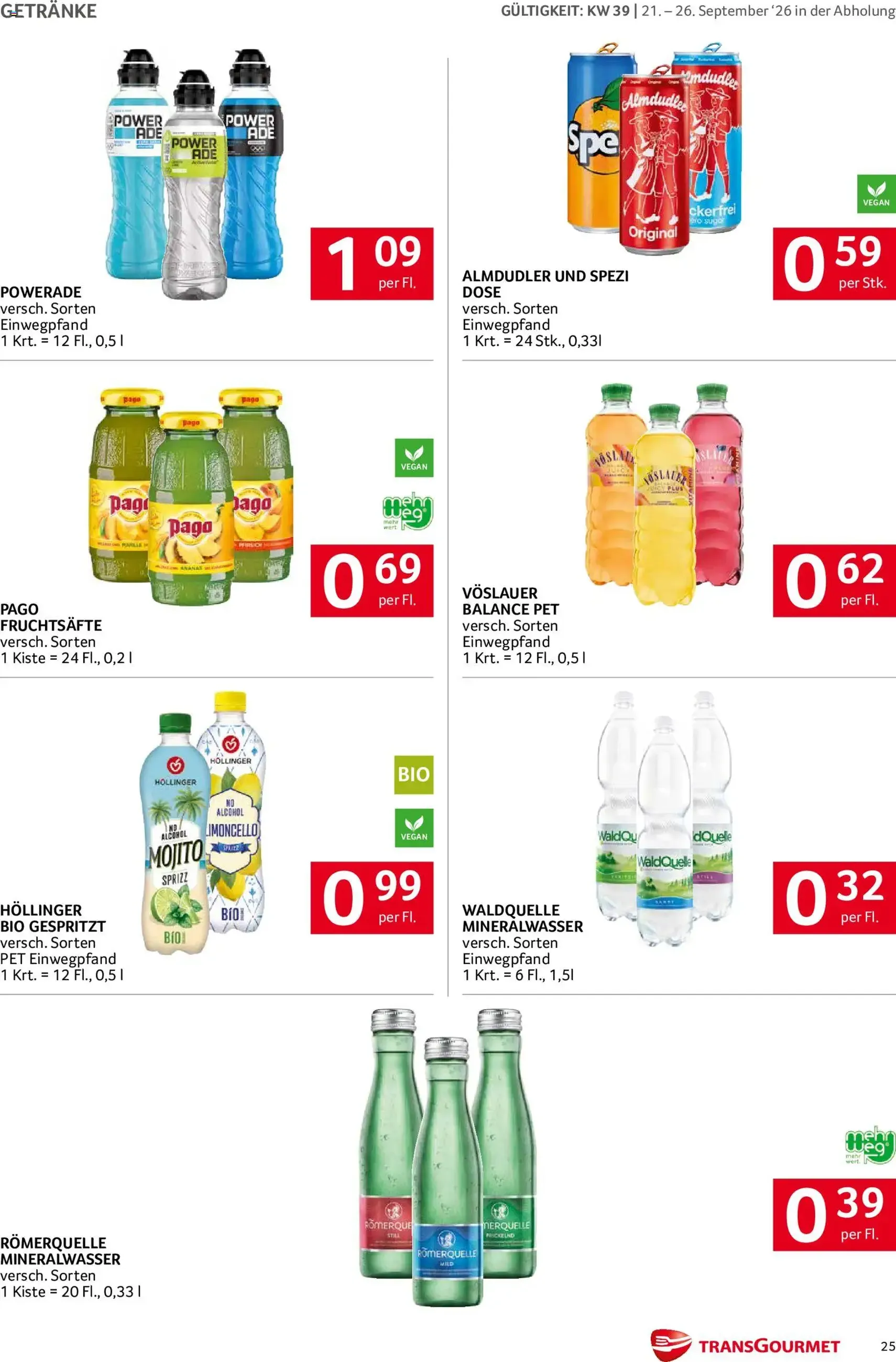 Transgourmet Flugblatt - Gültiger Prospekt ab 20.09.2026, Seite 23 von insgesamt 38