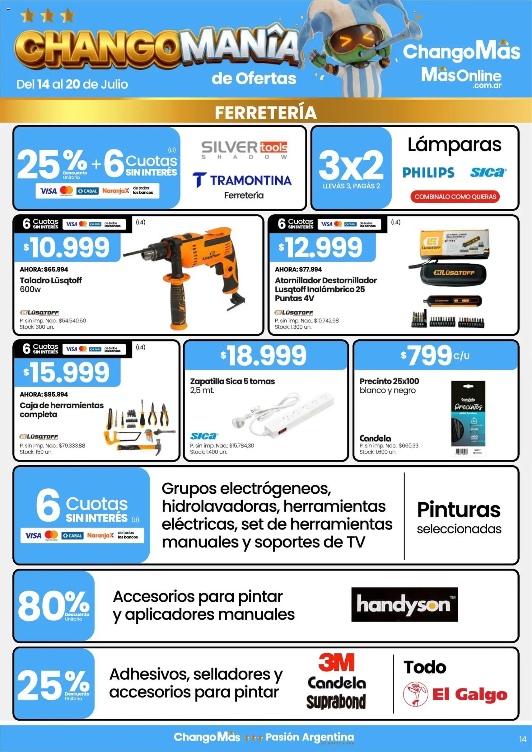 Changomas ofertas - folleto válido desde 14/07/2026 página 29 de 30