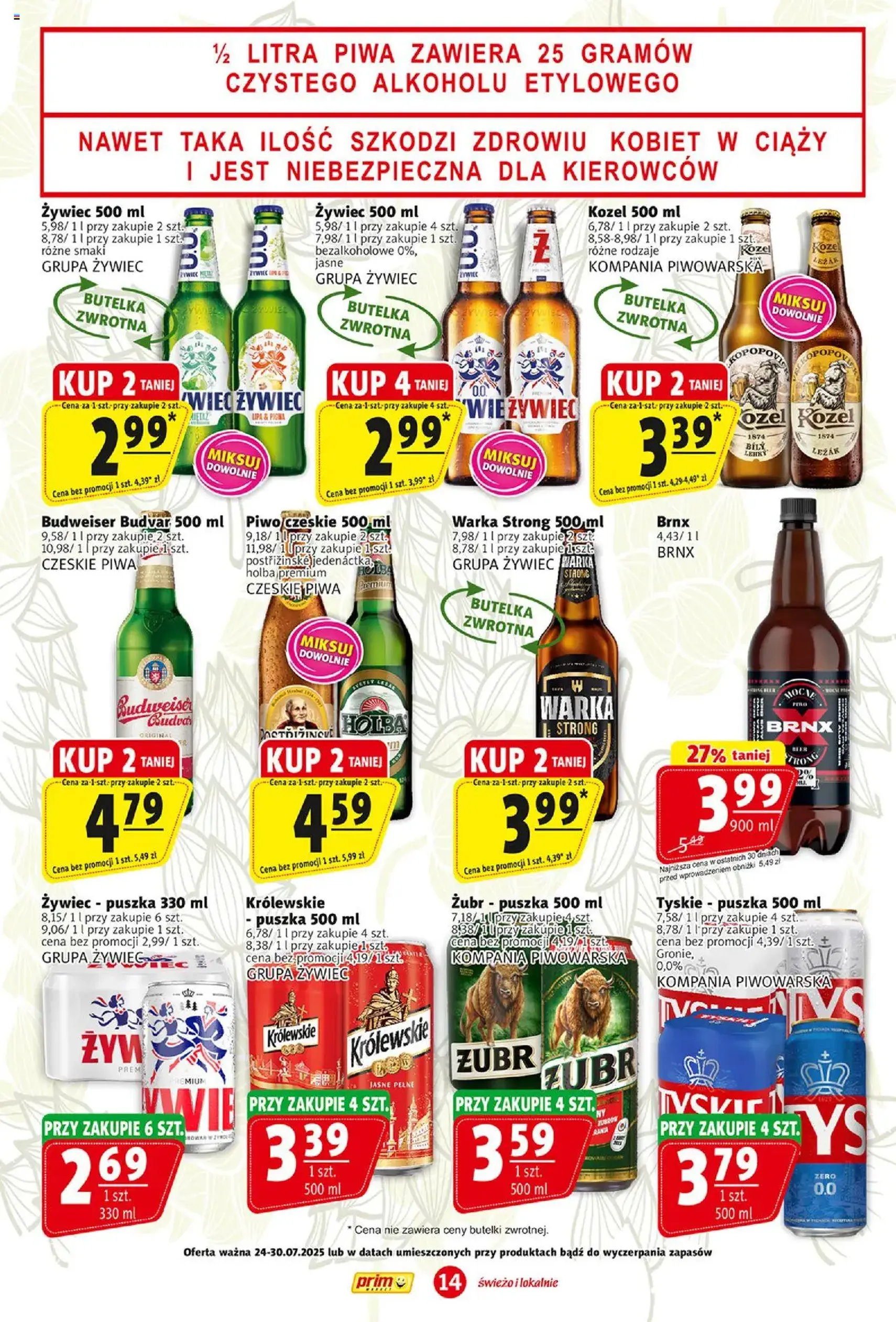 Prim Market Gazetka - ważny gazetka od 24.07.2025 strona 14 z 16 Prim Market Gazetka - ważny gazetka od 24.07.2025 strona 14 z 16