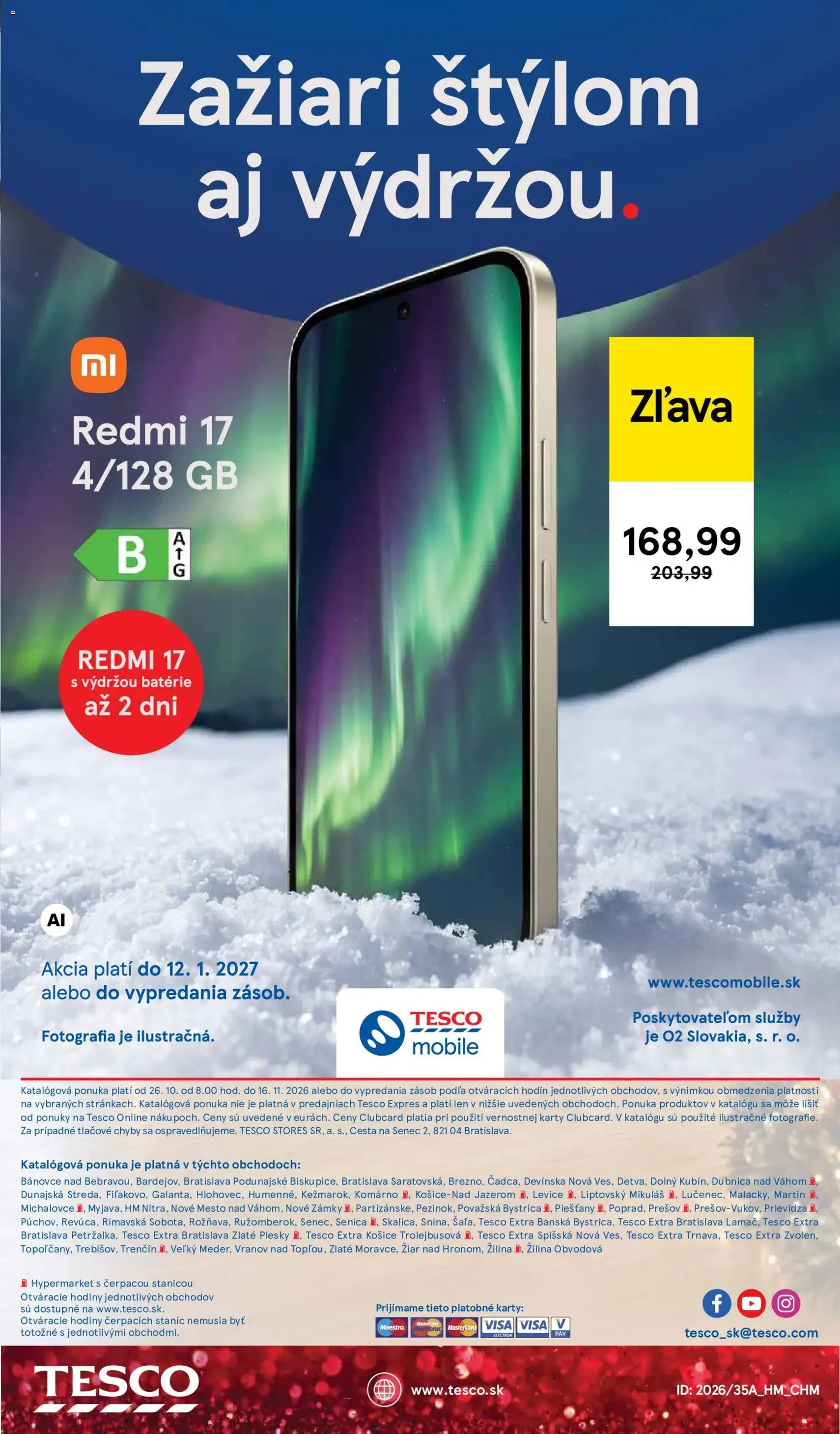 Tesco katalóg hračiek - platný leták od 26.10.2026 strana 36 z 36