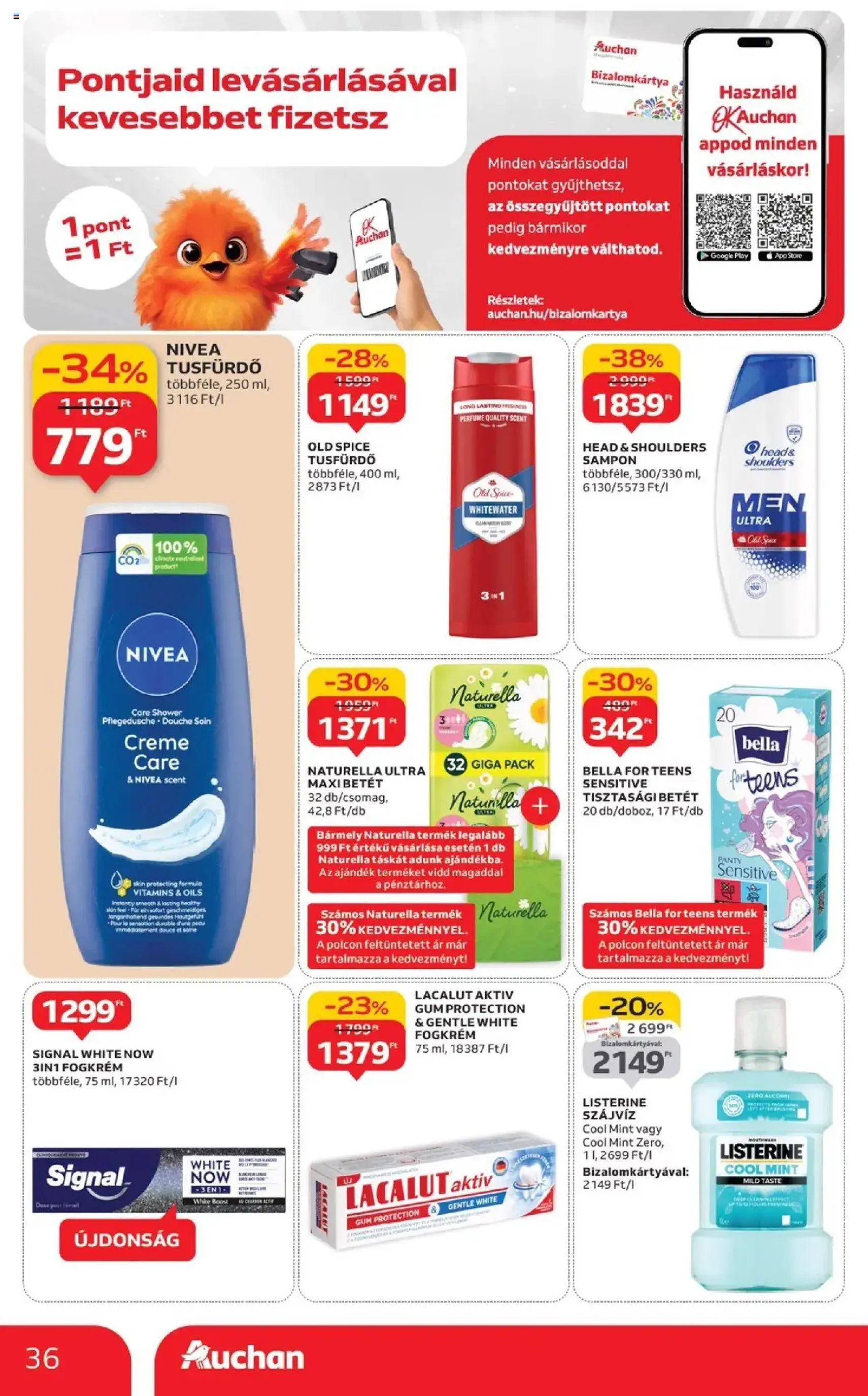 Auchan Akciós újság - 2025.09.04. érvényes szórólap 36 oldal 52 oldalból Auchan Akciós újság - 2025.09.04. érvényes szórólap 36 oldal 52 oldalból