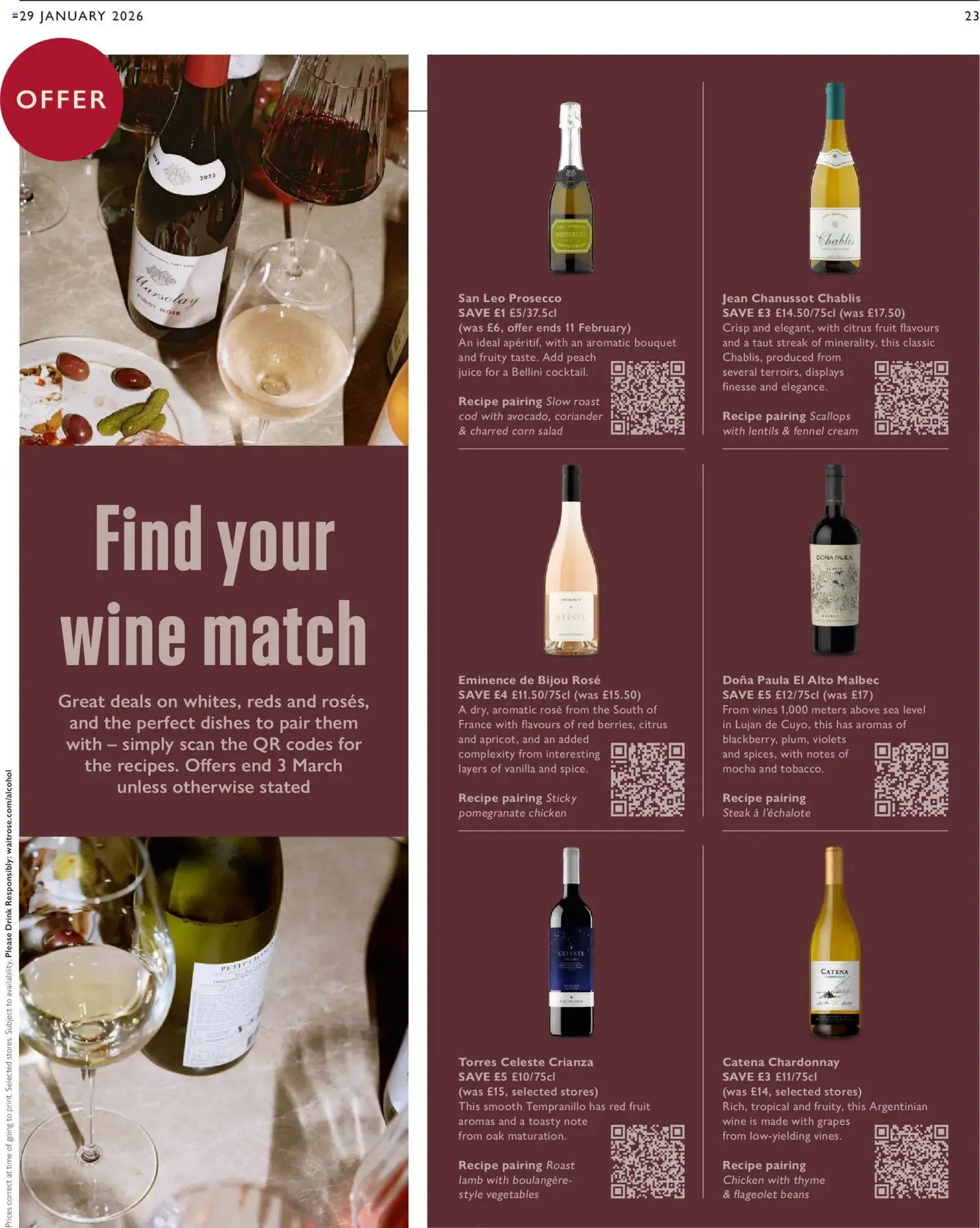 Waitrose - Offers - valid flyer from 29/01/2026, page 23 of 32