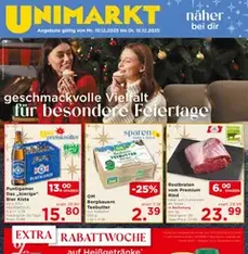 Unimarkt Flugblatt - Prospekt Vorschau gültig ab 10.12.2025