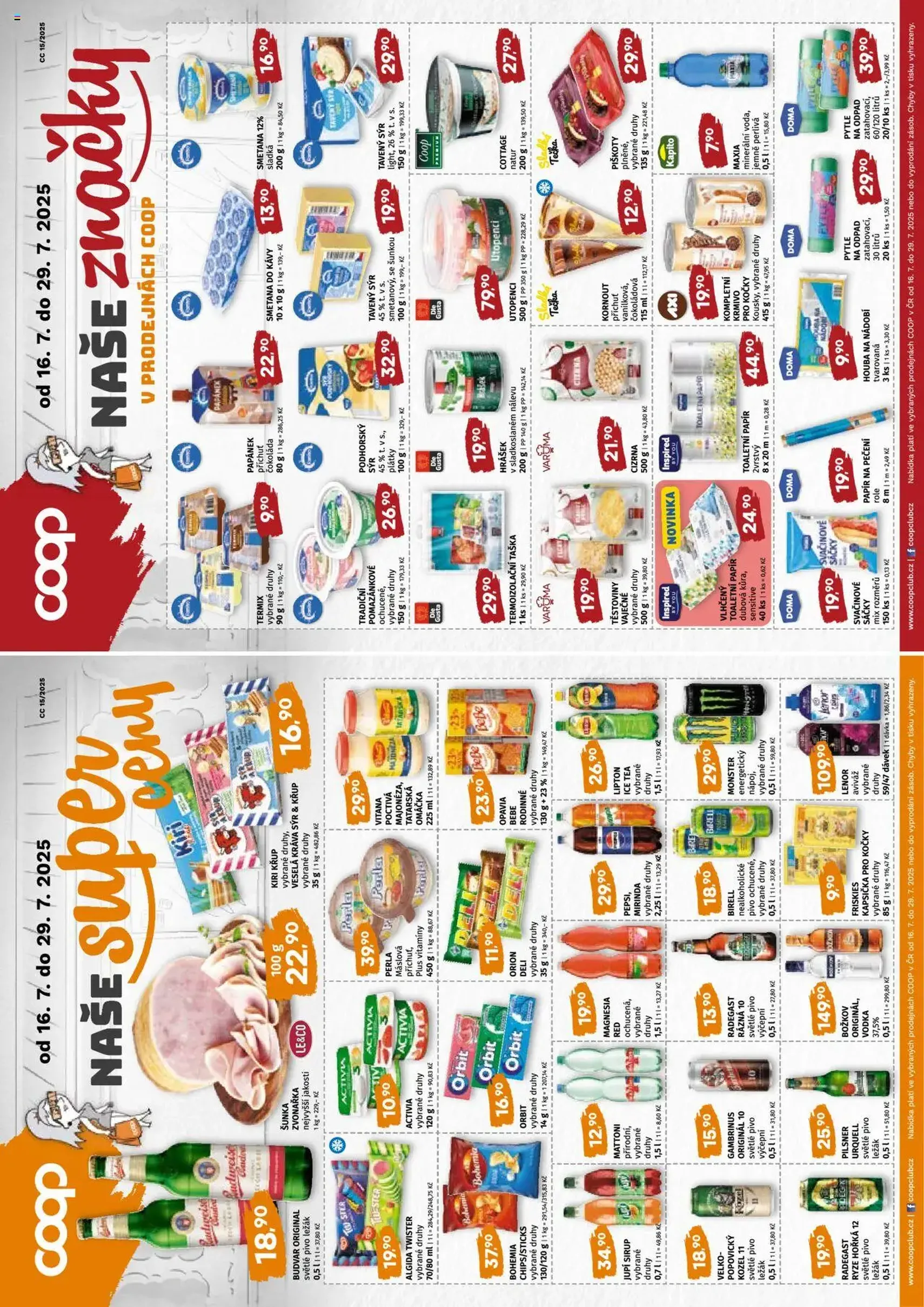 Coop leták - Západočeský region - platný leták od 16.07.2025 strana 4 z 4