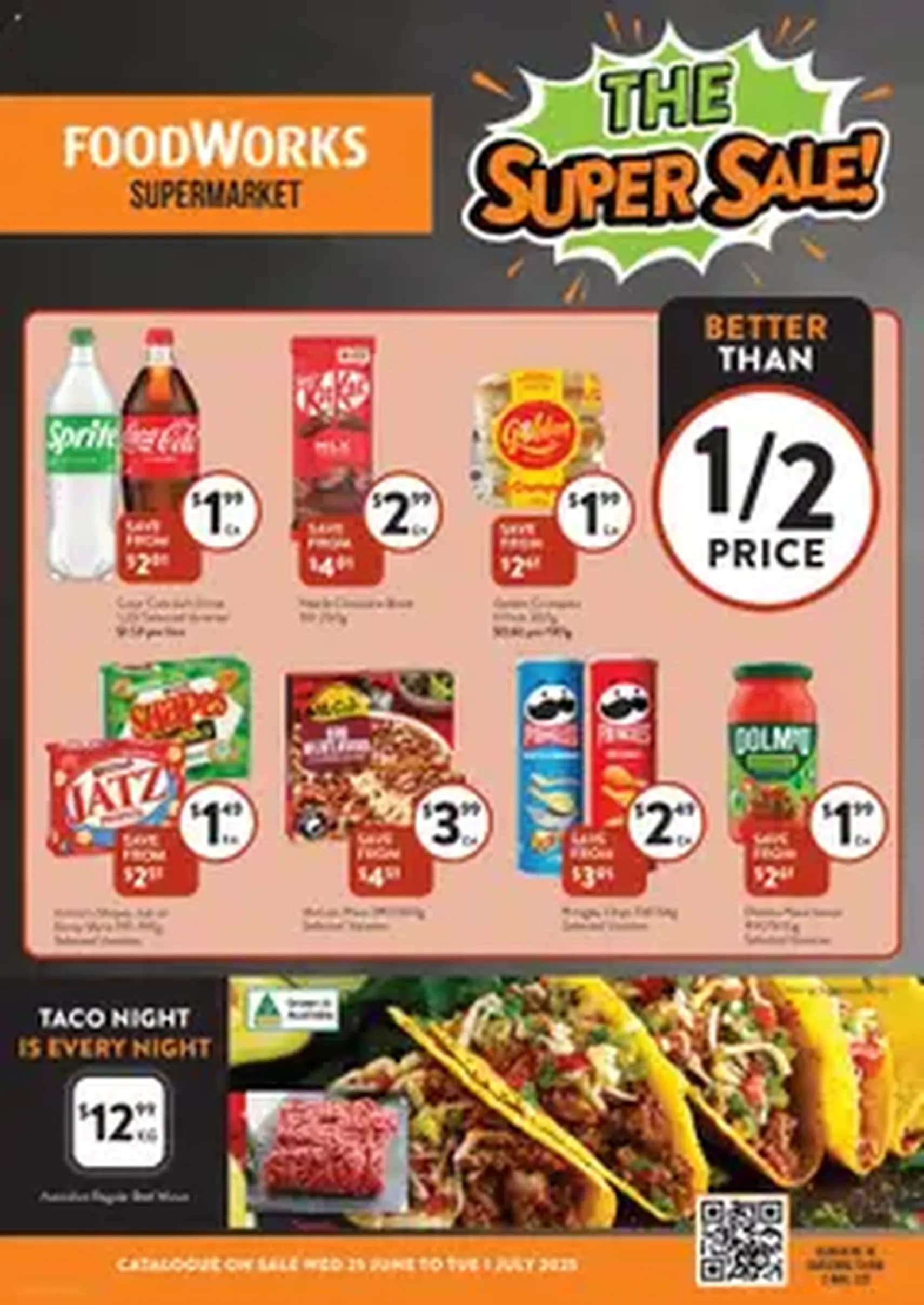 Foodworks Catalogue NSW - valid flyer from 25/06/2025, page 1 of 1
