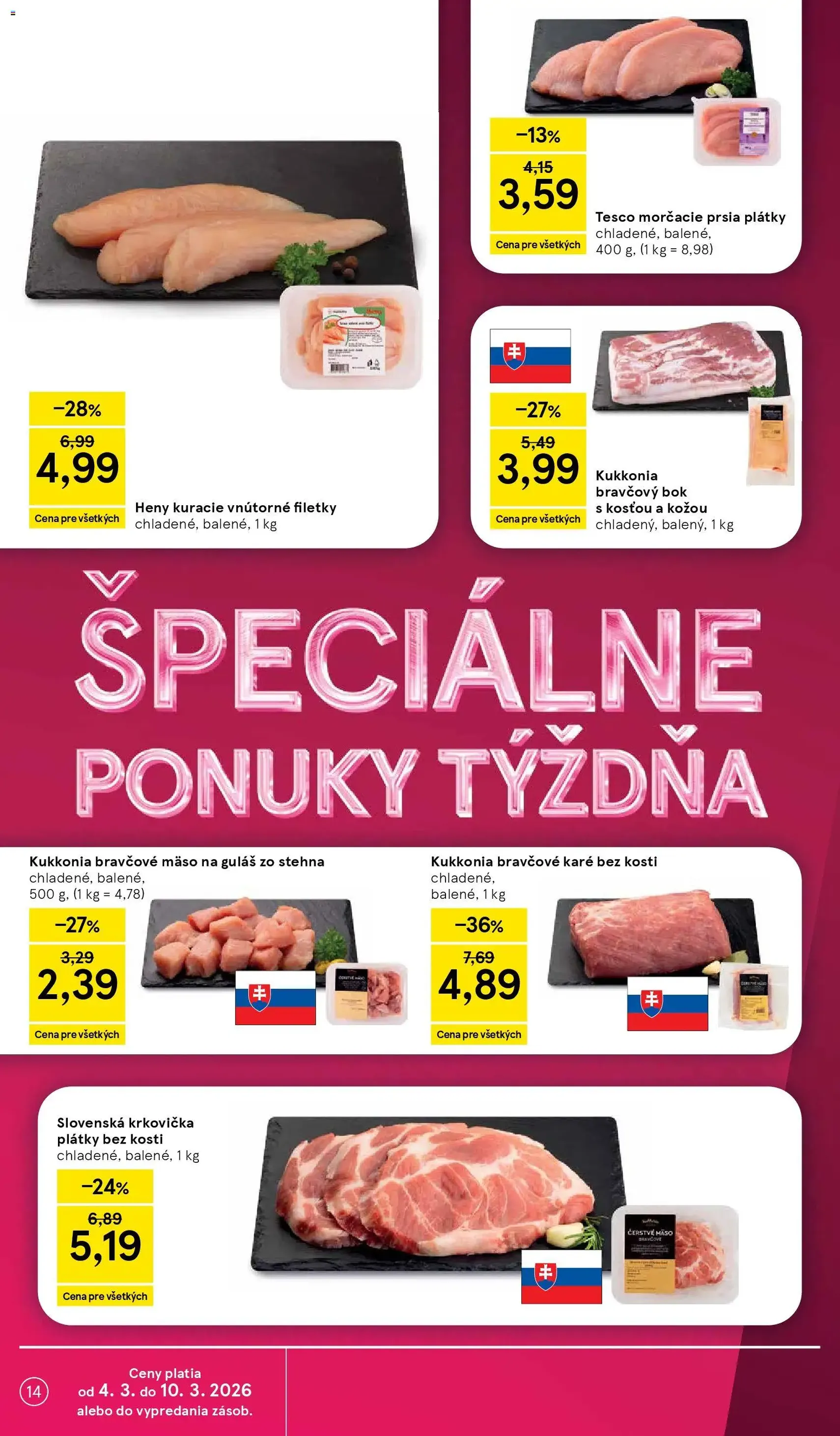 Tesco Hypermarket - leták - platný leták od 04.03.2026 strana 14 z 40