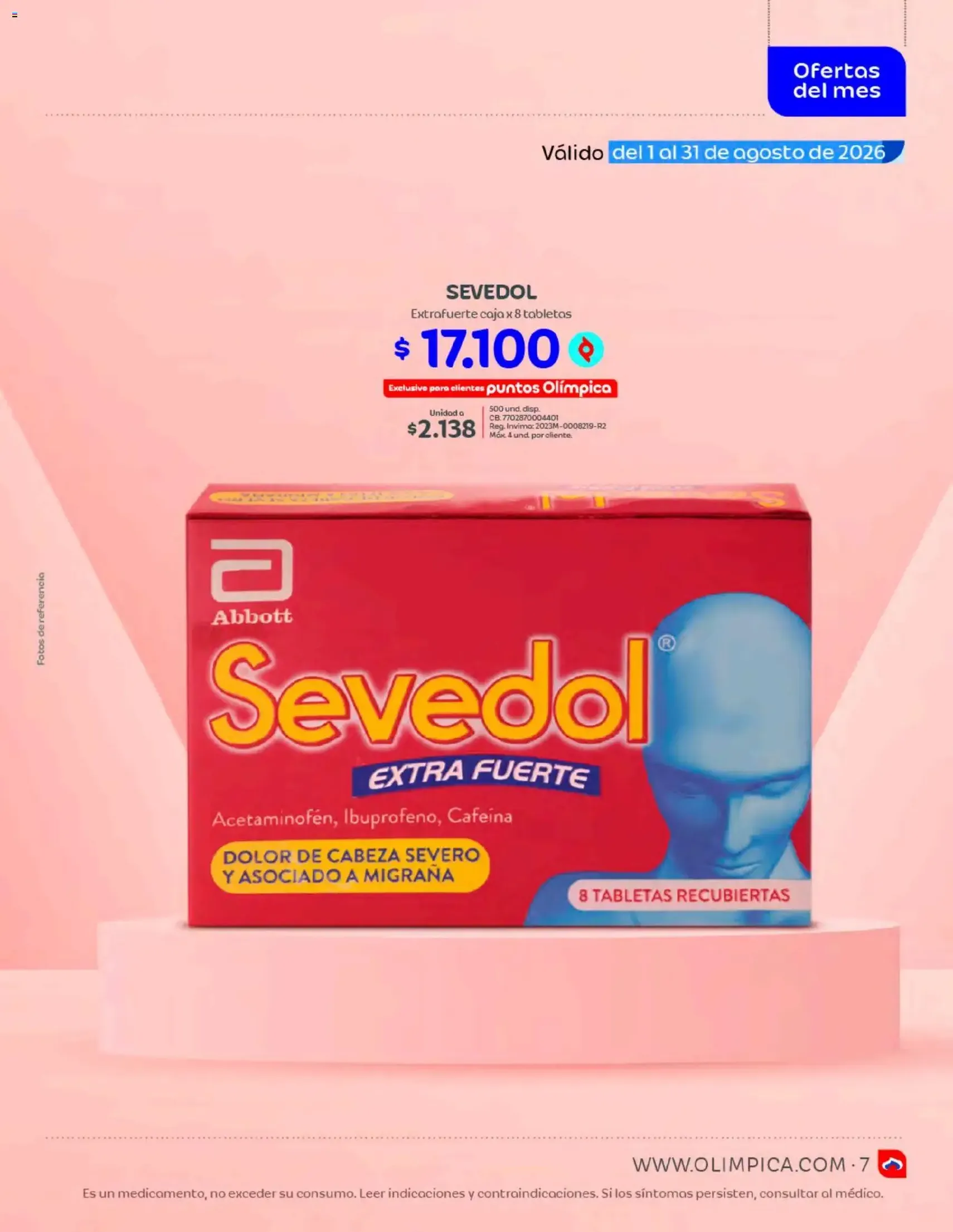 Olímpica catálogo - folleto válido desde 01/08/2026 página 7 de 13