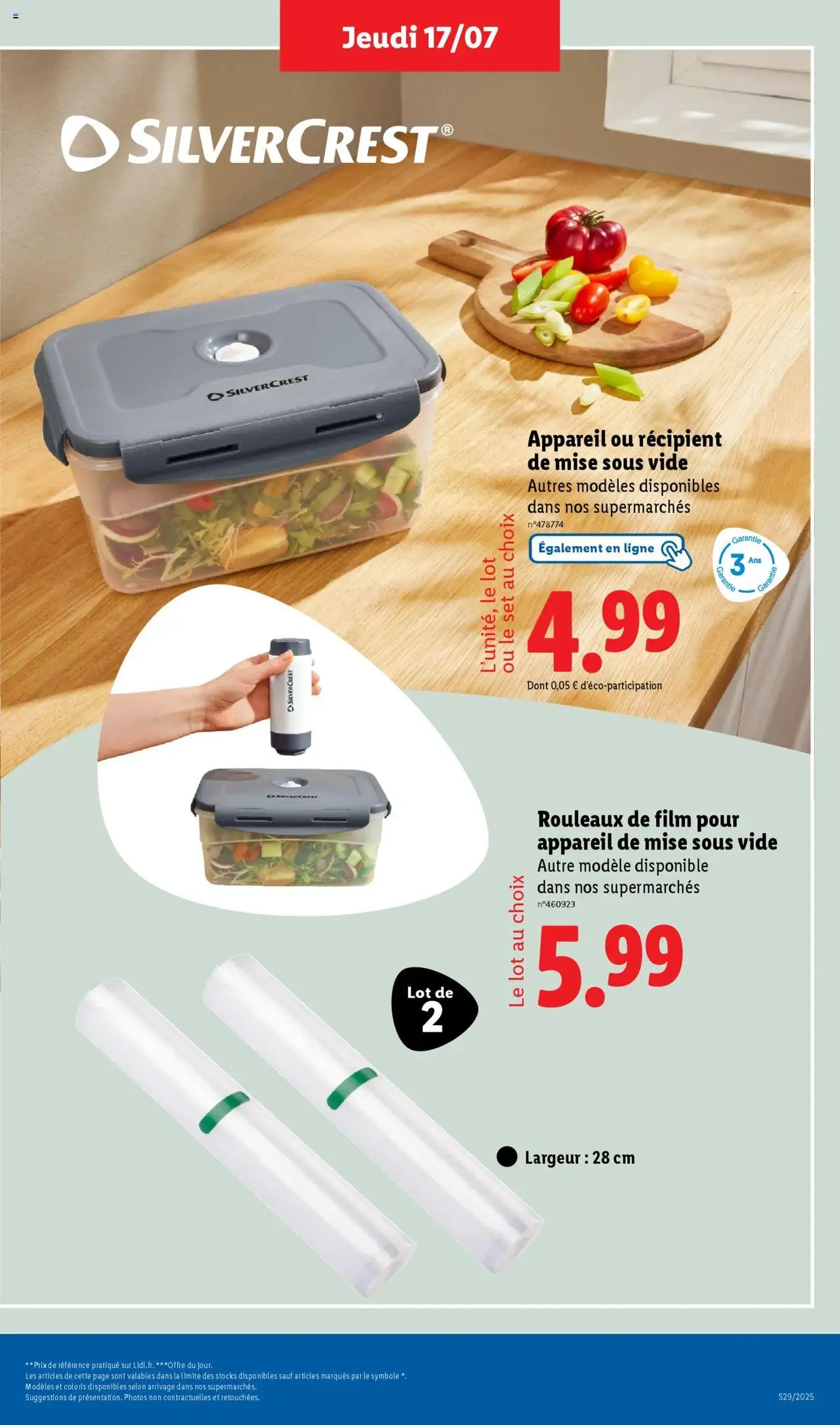 LIDL catalogue semaine 28 - brochure valable à partir du 17/07/2025, page 43 sur 82 LIDL catalogue semaine 28 - brochure valable à partir du 17/07/2025, page 43 sur 82