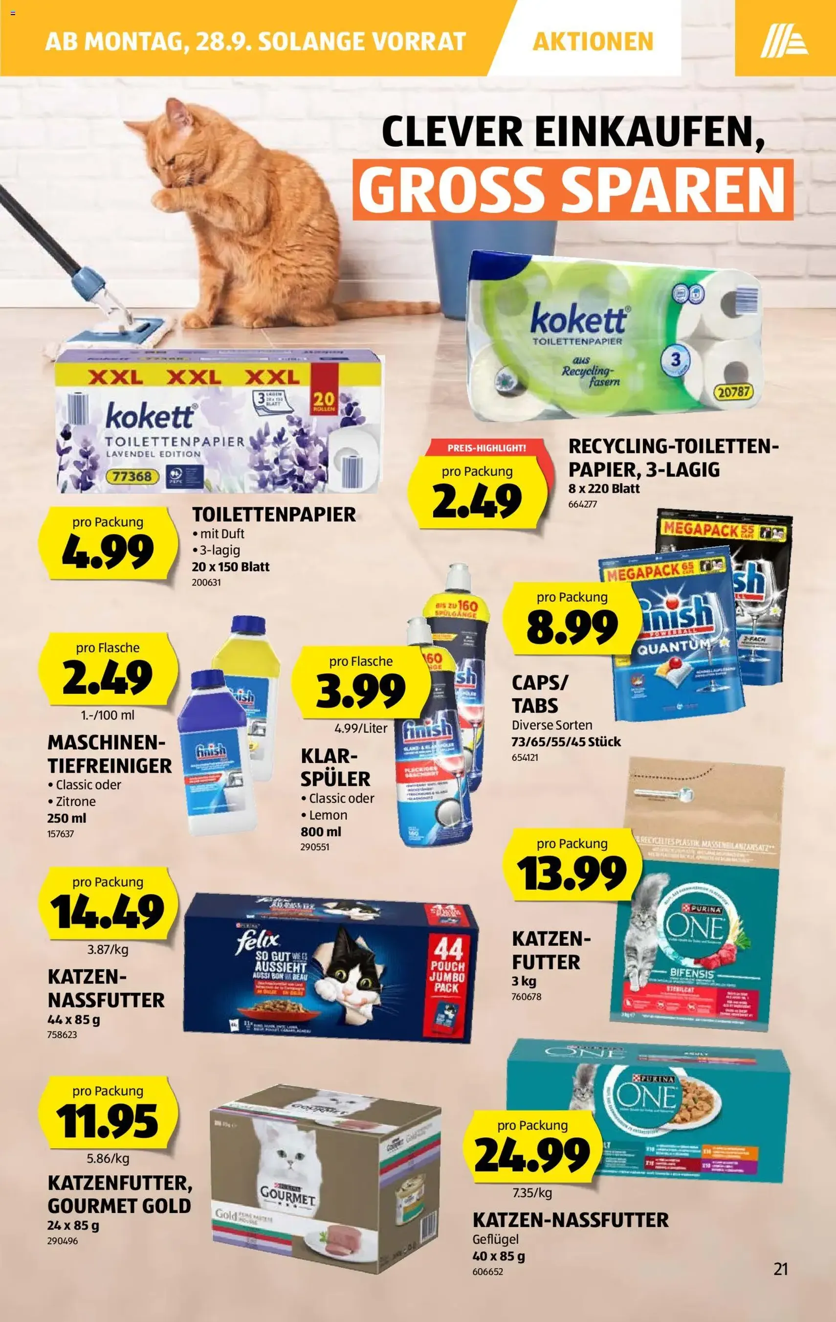 Aldi aktionen - Gültiger Prospekt ab 24.09.2026, Seite 21 von insgesamt 38