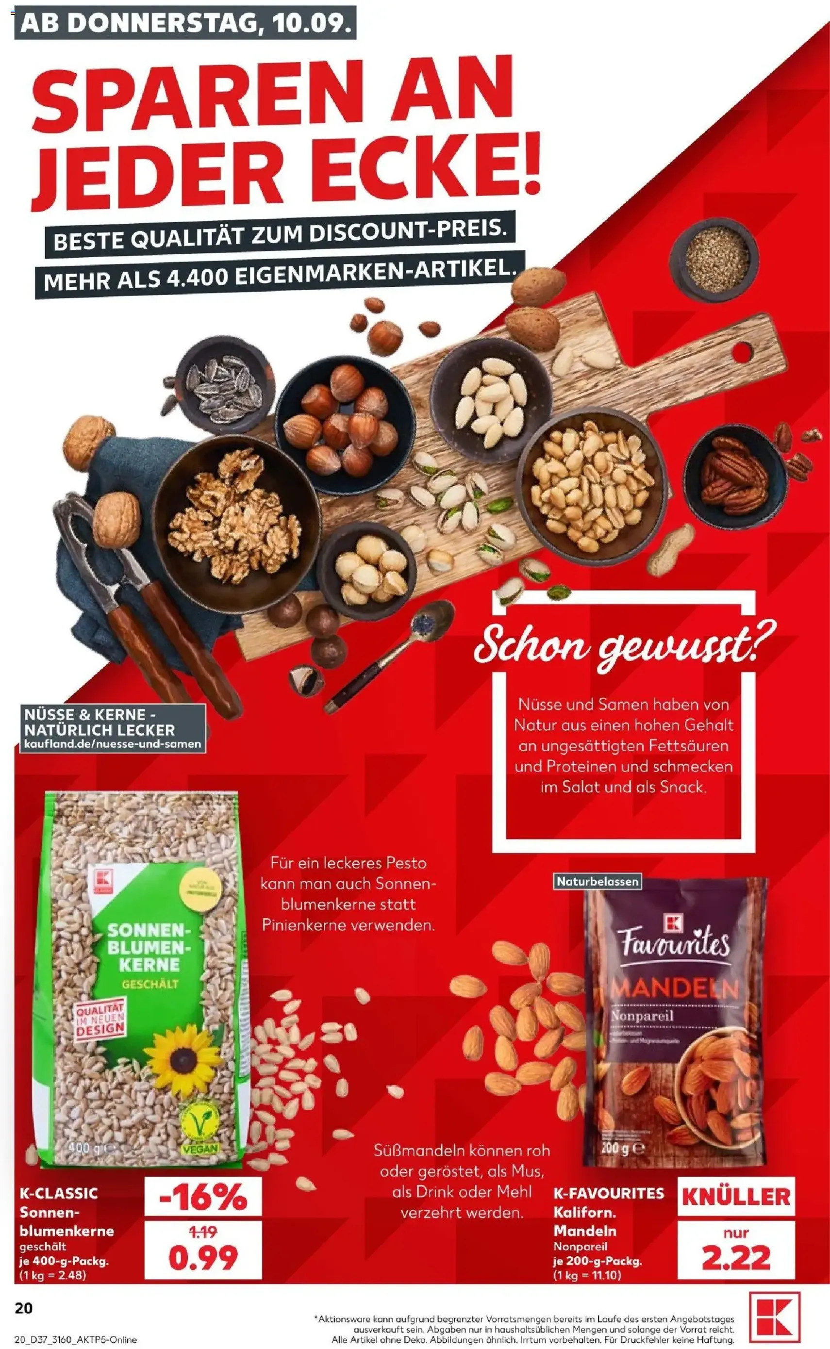 Kaufland Prospekt - Gültiger Prospekt ab 10.09.2026, Seite 20 von insgesamt 66