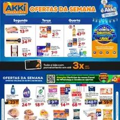 Akki Atacadista - Ofertas da semana - pré-visualização do folheto, válido a partir de 03/08/2026