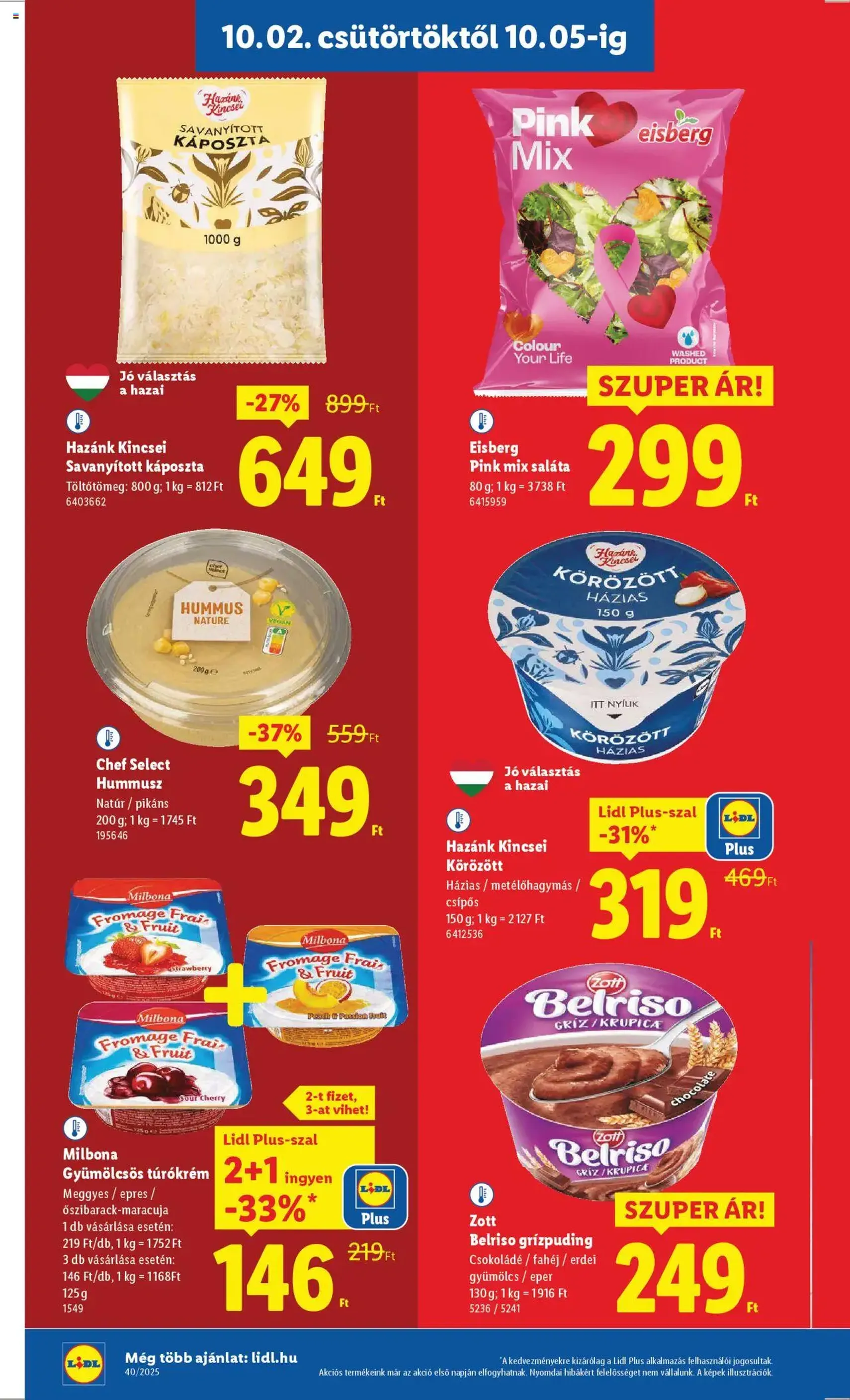 Lidl Akciós újság - 2025.10.02. érvényes szórólap 10 oldal 76 oldalból Lidl Akciós újság - 2025.10.02. érvényes szórólap 10 oldal 76 oldalból