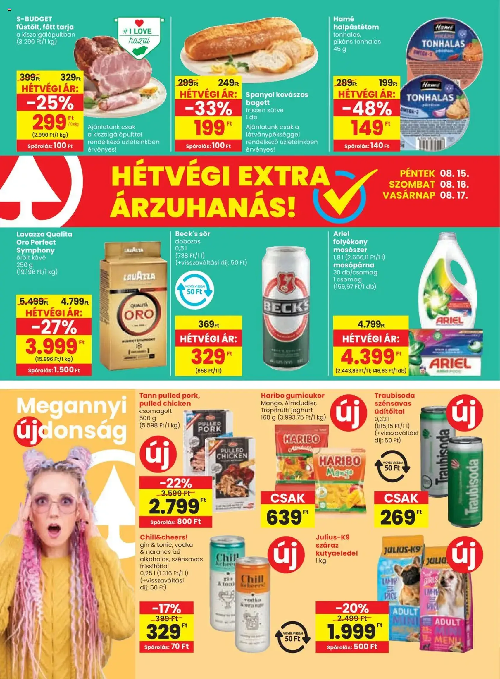 Spar Akciós újság - 2025.08.14. érvényes szórólap 20 oldal 20 oldalból Spar Akciós újság - 2025.08.14. érvényes szórólap 20 oldal 20 oldalból