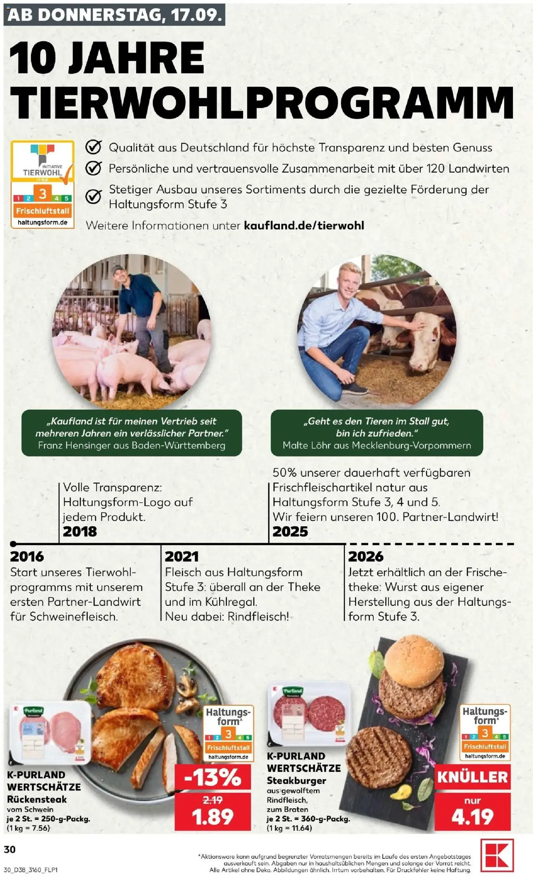 Kaufland Prospekt - Gültiger Prospekt ab 17.09.2026, Seite 30 von insgesamt 66