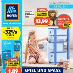 Hofer Flugblatt - Prospekt Vorschau gültig ab 18.07.2025
