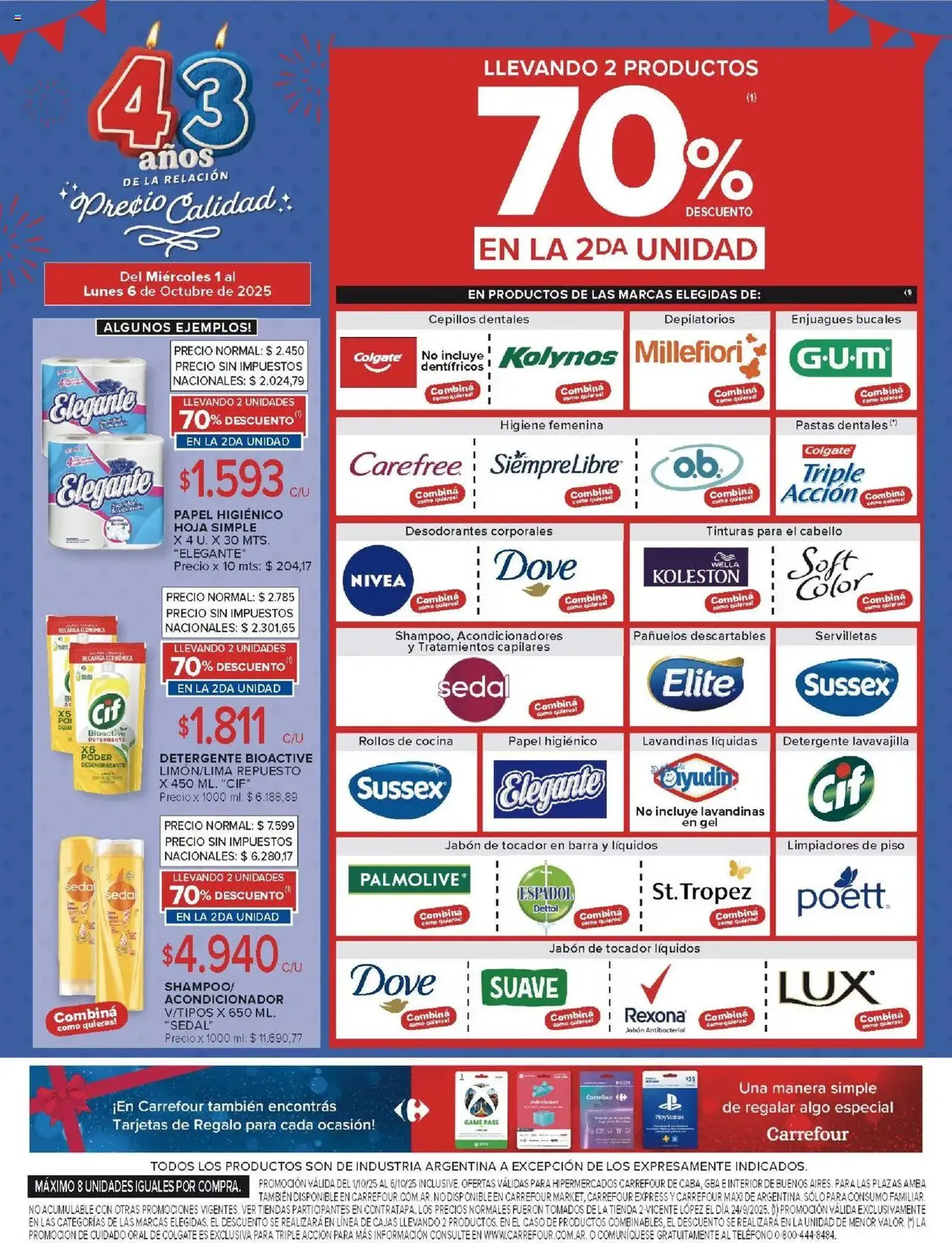 Carrefour ofertas - folleto válido desde 01/10/2025 página 8 de 59 Carrefour ofertas - folleto válido desde 01/10/2025 página 8 de 59