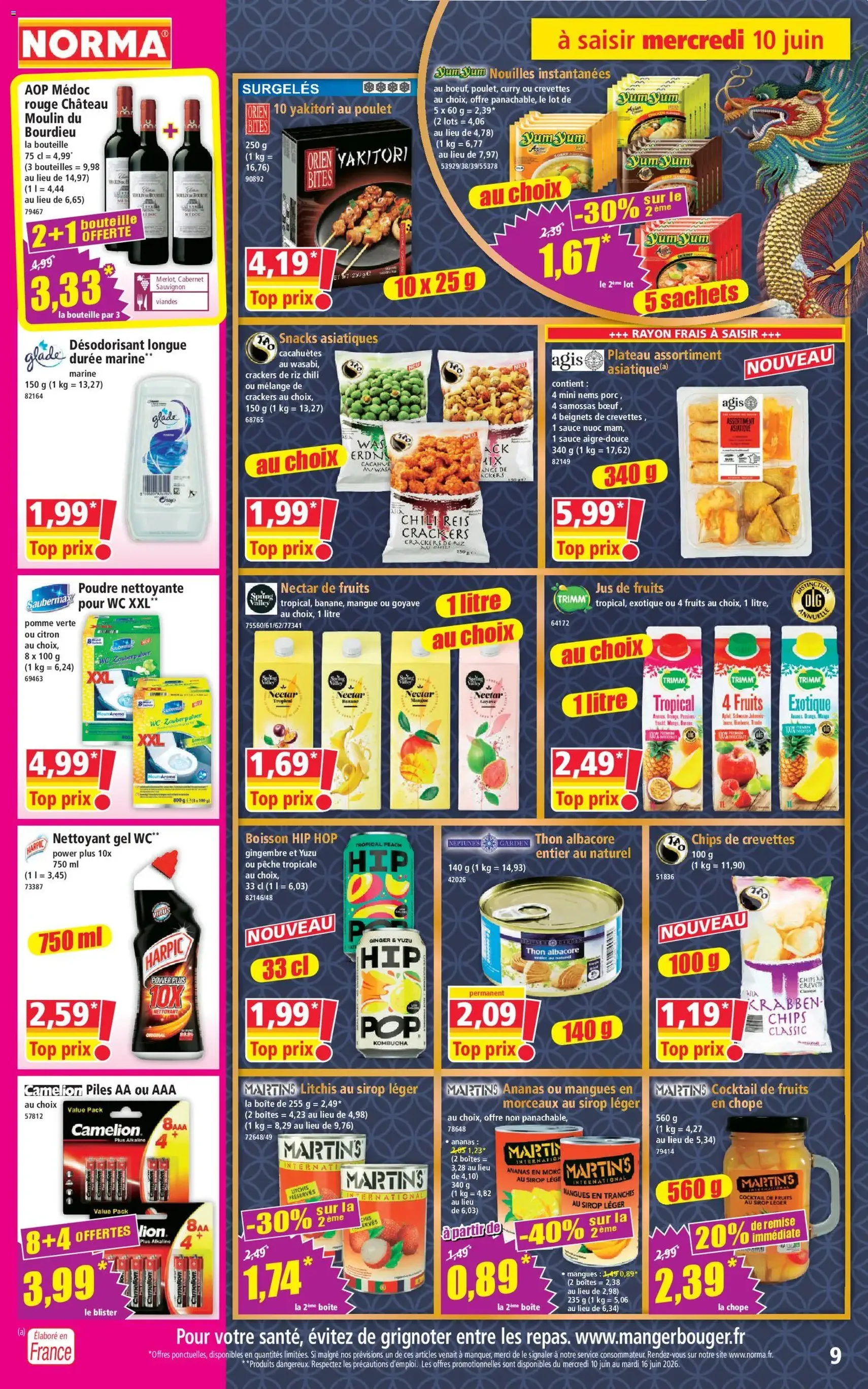 Norma catalogue - brochure valable à partir du 10/06/2026, page 9 sur 12