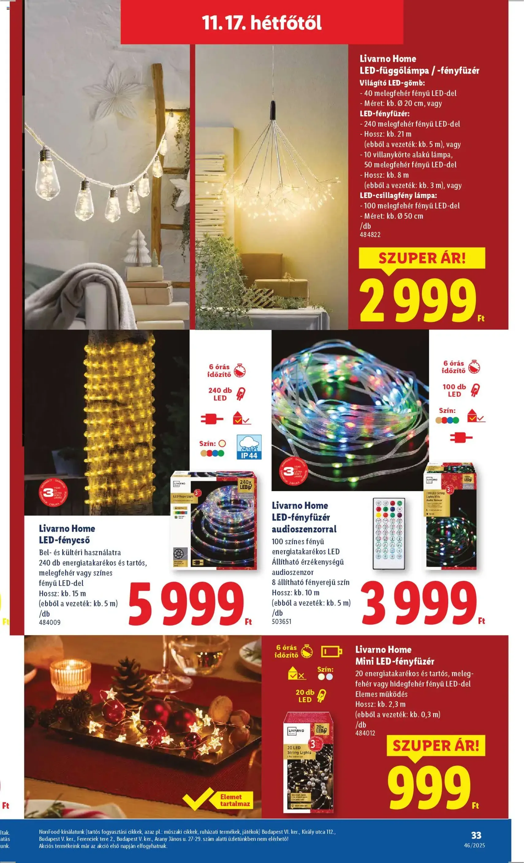 Lidl Akciós újság - 2025.11.13. érvényes szórólap 33 oldal 52 oldalból