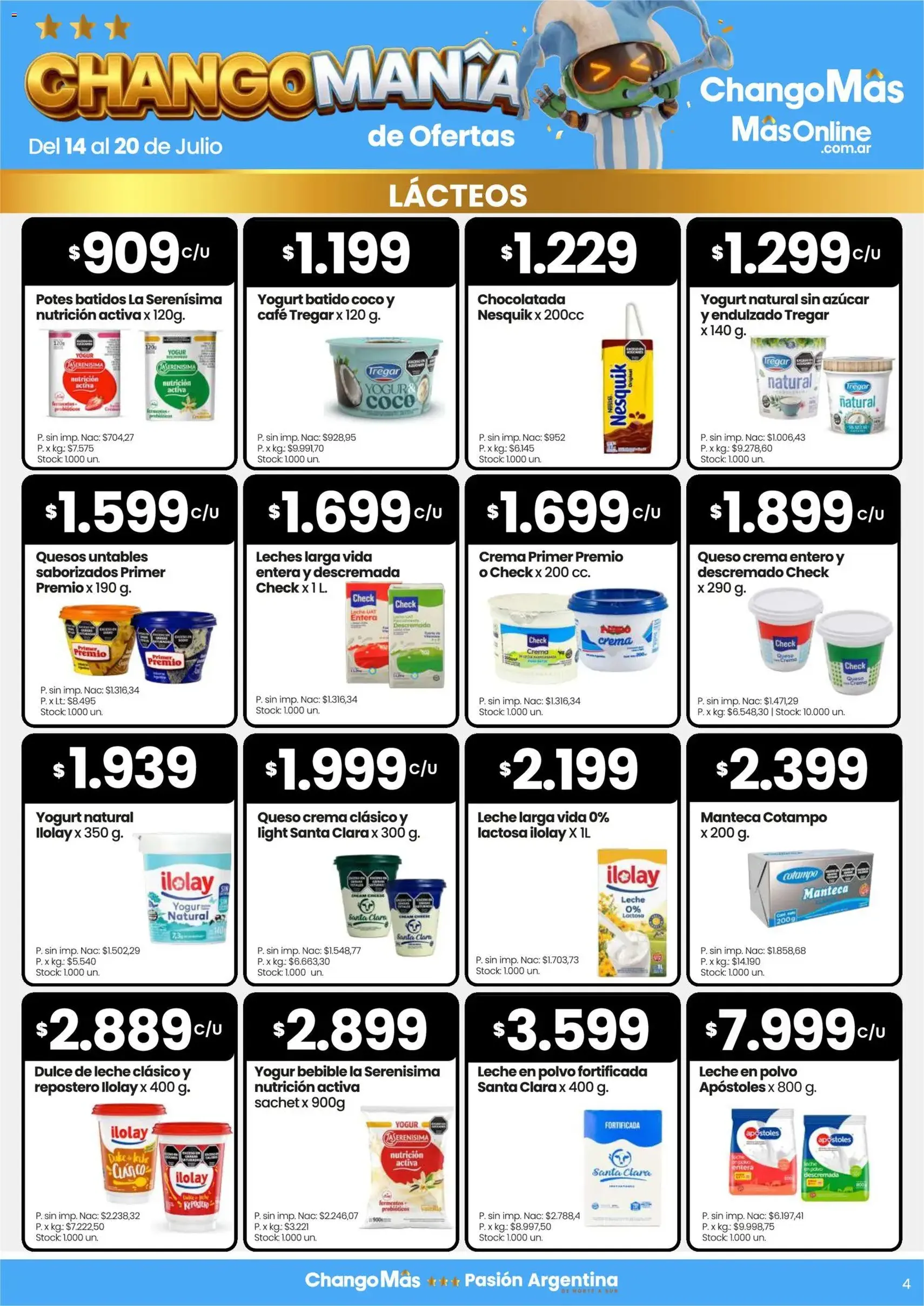 Changomas ofertas - folleto válido desde 14/07/2026 página 4 de 30