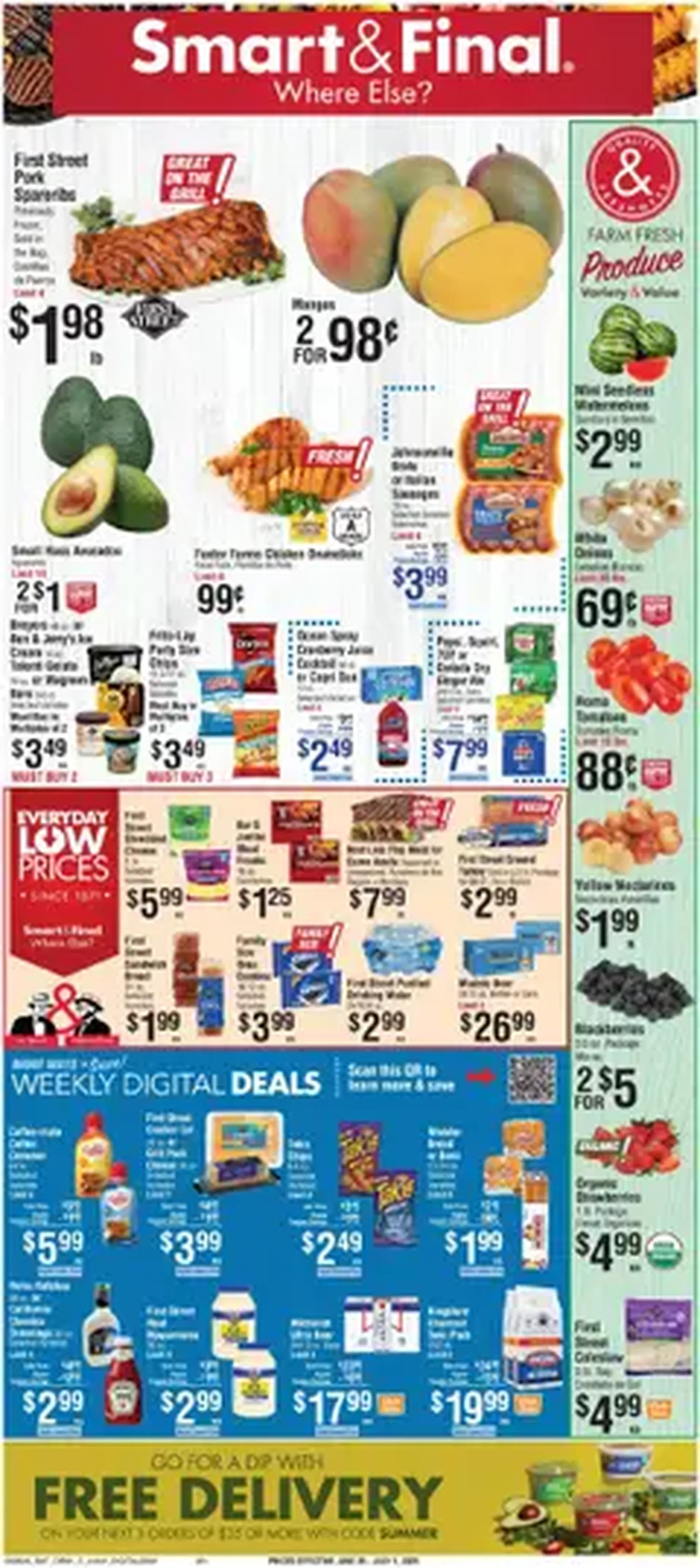 Smart & Final Weekly Ad - valid flyer from 06/24/2025, page 1 of 1