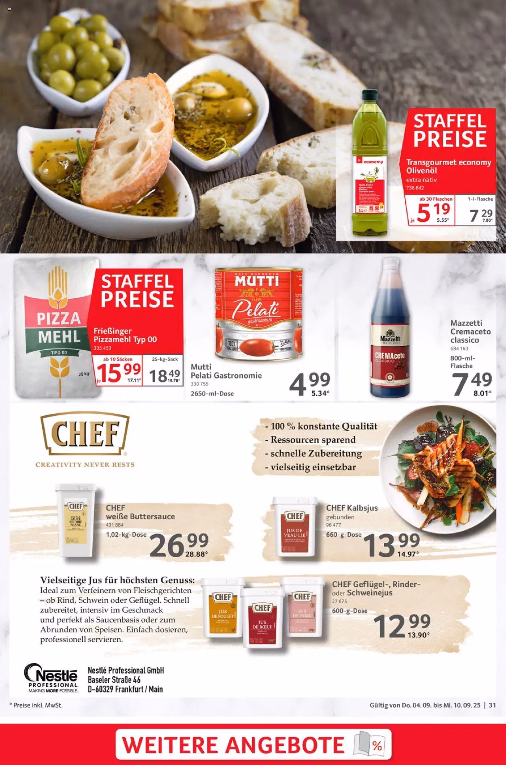Selgros Prospekt - Gültiger Prospekt ab 04.09.2025, Seite 31 von insgesamt 36 Selgros Prospekt - Gültiger Prospekt ab 04.09.2025, Seite 31 von insgesamt 36